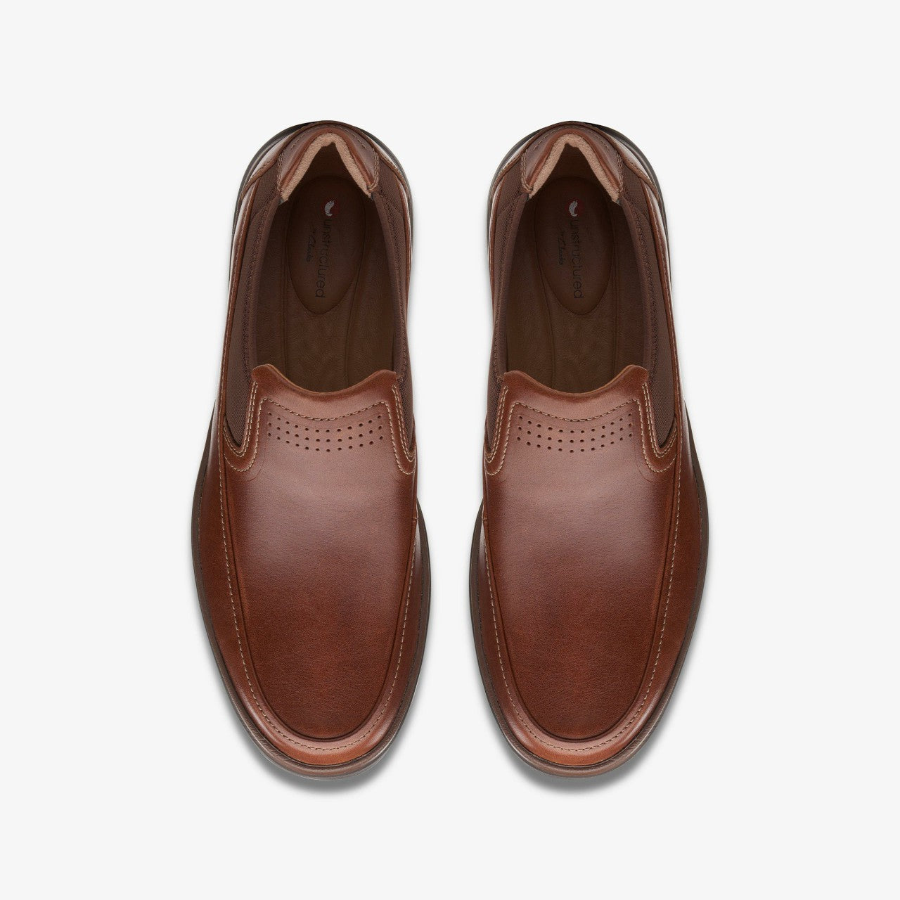 Un Abode Go Loafer Dark Tan Leather Clarks Men
