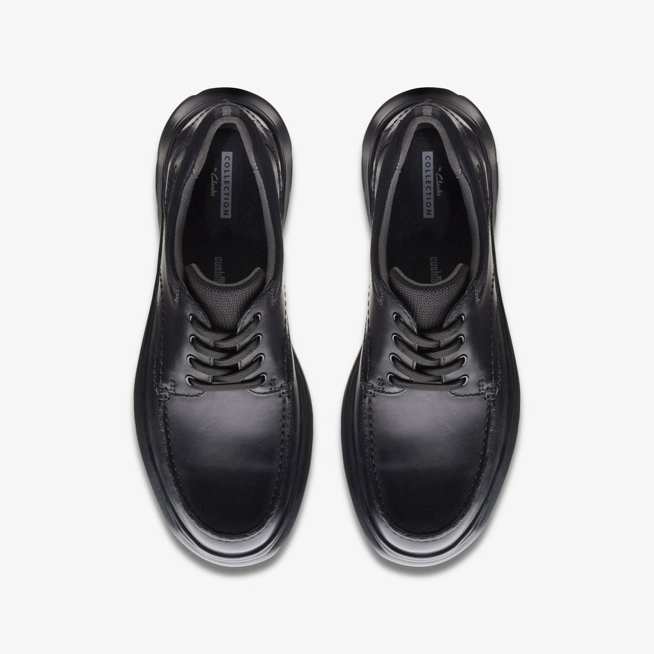 Cotrell Edge Black Smooth Leather Clarks Men