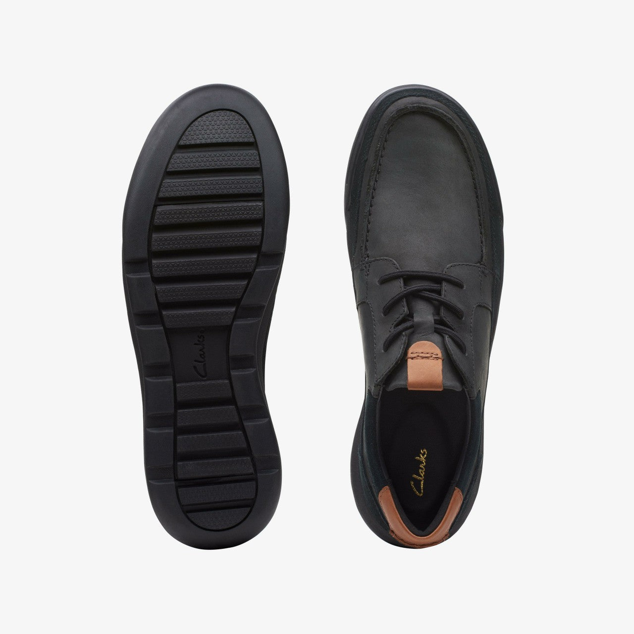 Ashcombe Craft Black Leather Clarks Men