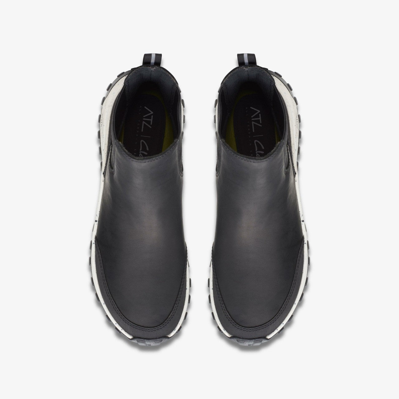 ATL Trek Up Waterproof Black Leather Clarks Women