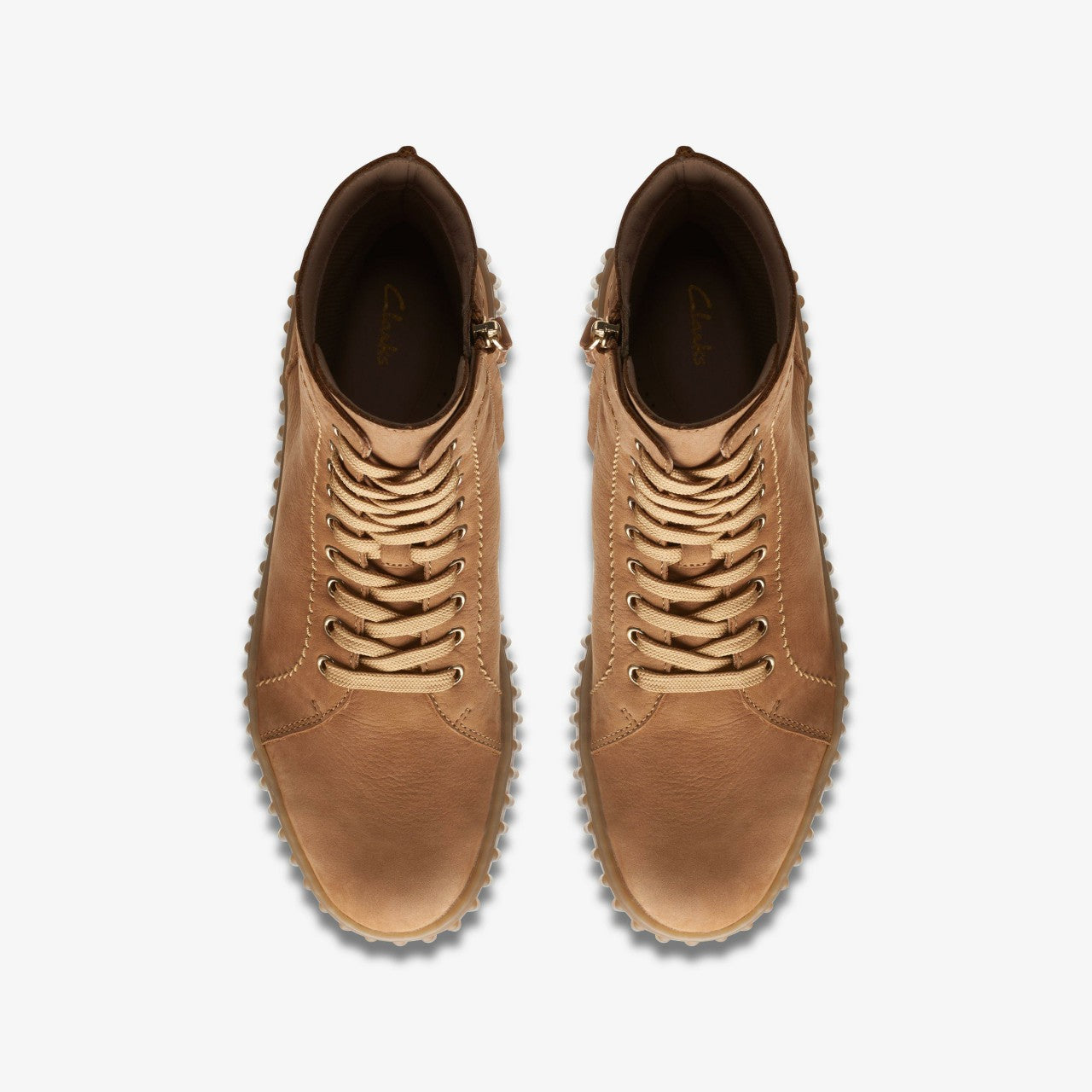 Torhill Rise Light Tan Nubuck Clarks Women