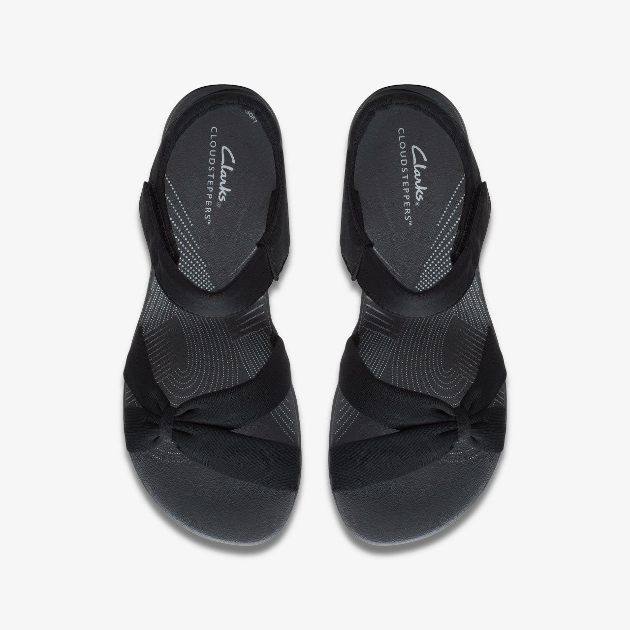Arla Shore Black Textile Clarks Women