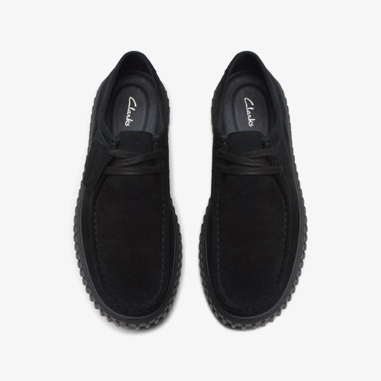 Torhill Lo Black Suede Clarks Men