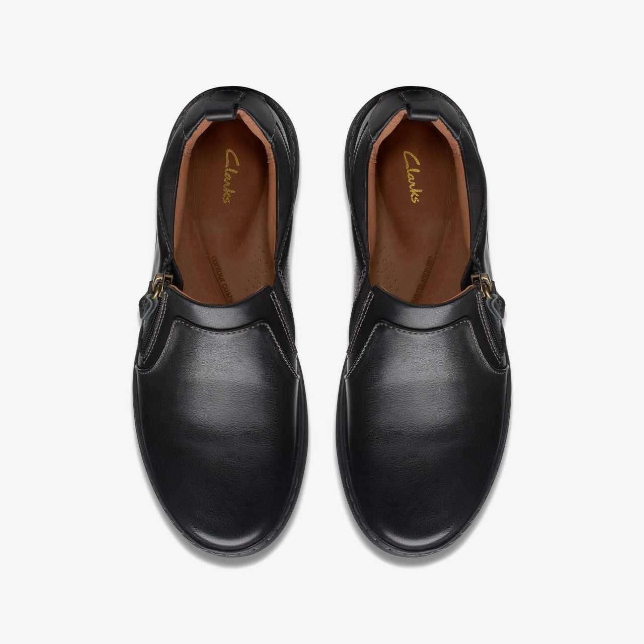 Nalle Lilac Black Leather Clarks Women