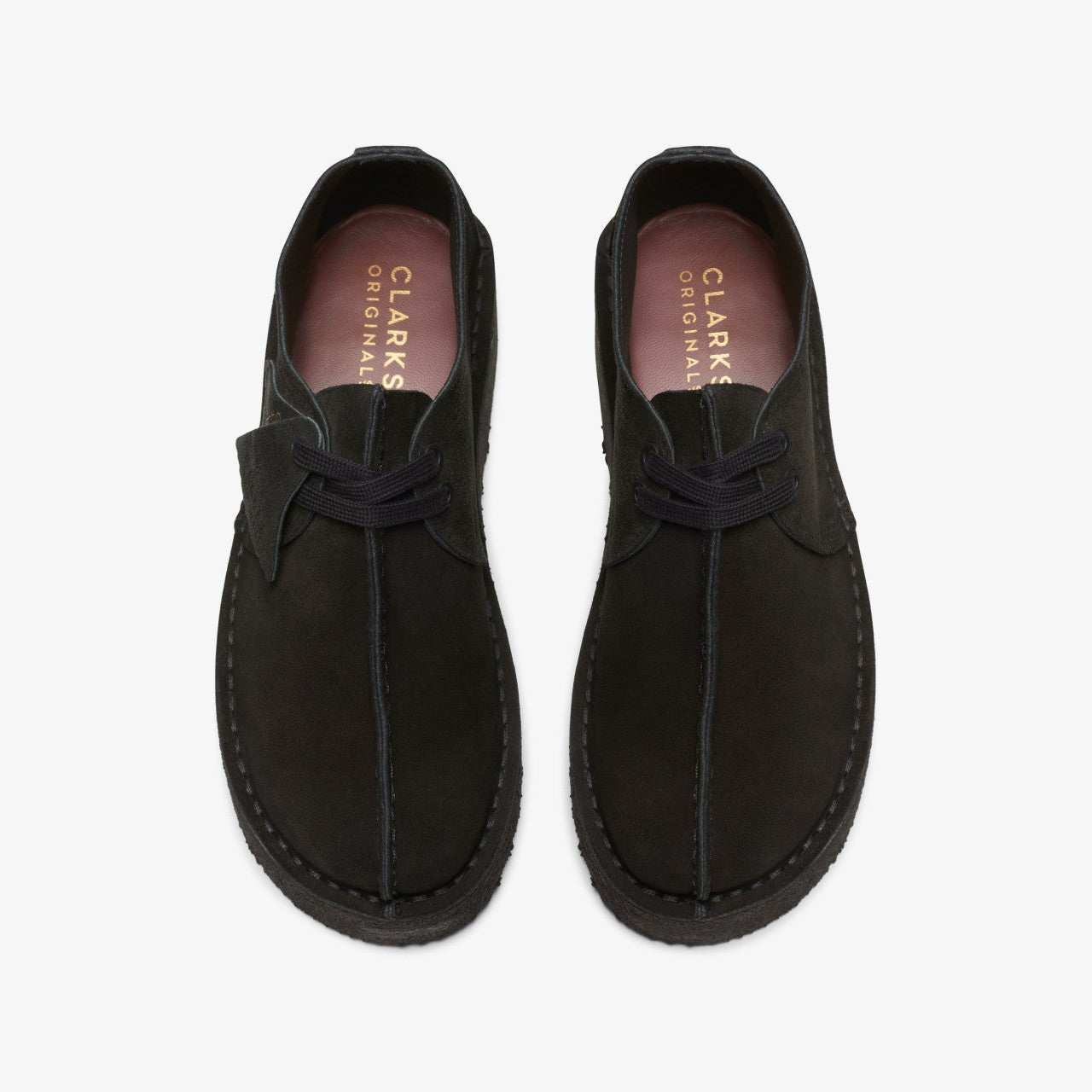 Trek Wedge Black Suede Clarks Women