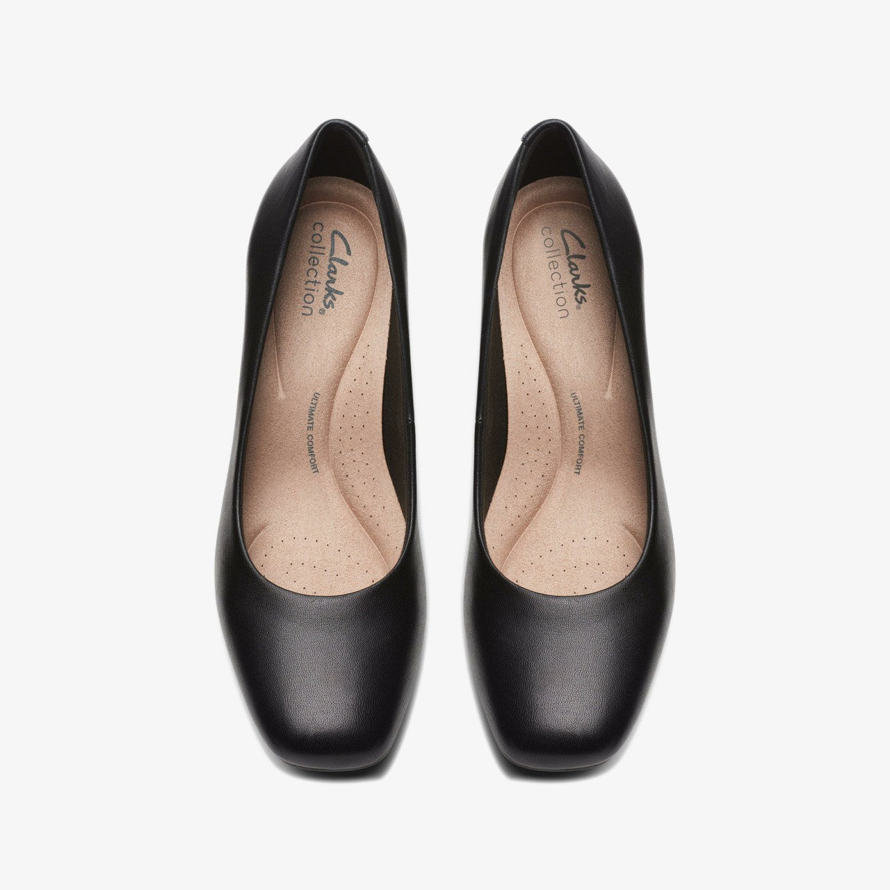 Kyndall Iris Black Leather Clarks Women