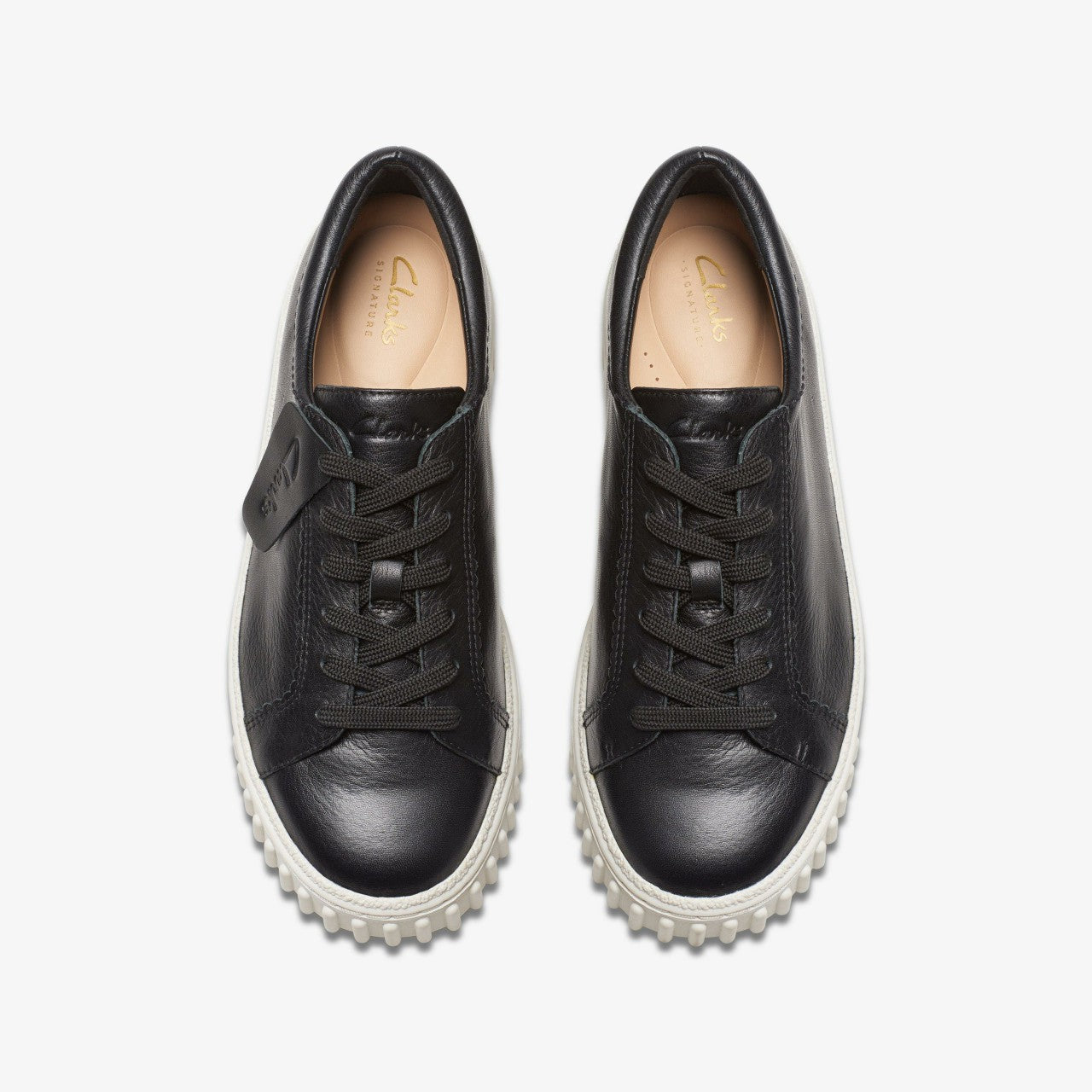 Mayhill Walk Black Leather Clarks Women