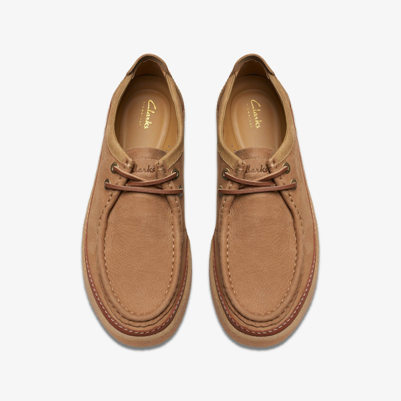 Clarkwood Moc Dark Sand Clarks Men