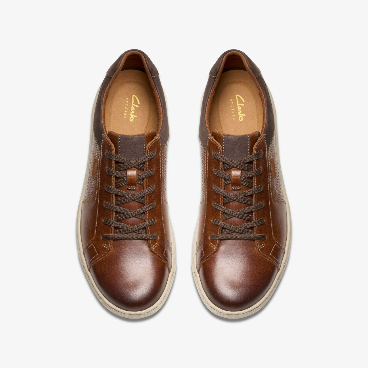 Mapstone Lace Tan Leather Clarks Men