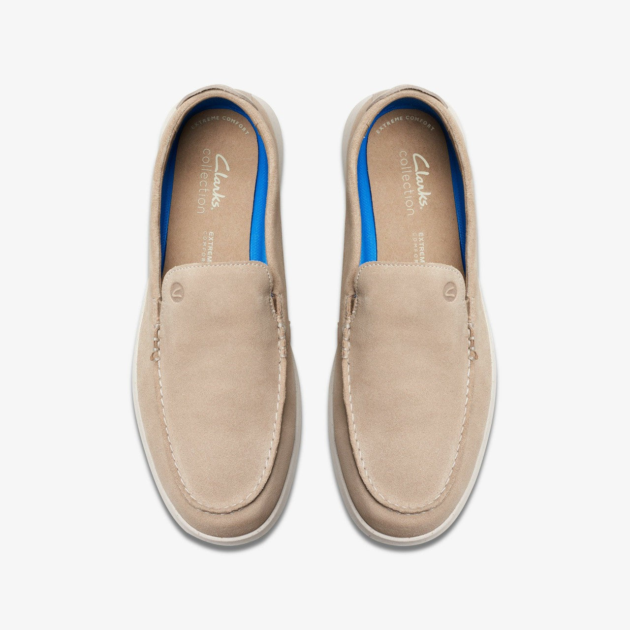 Flexway Step Loafer Sand Suede Clarks Men
