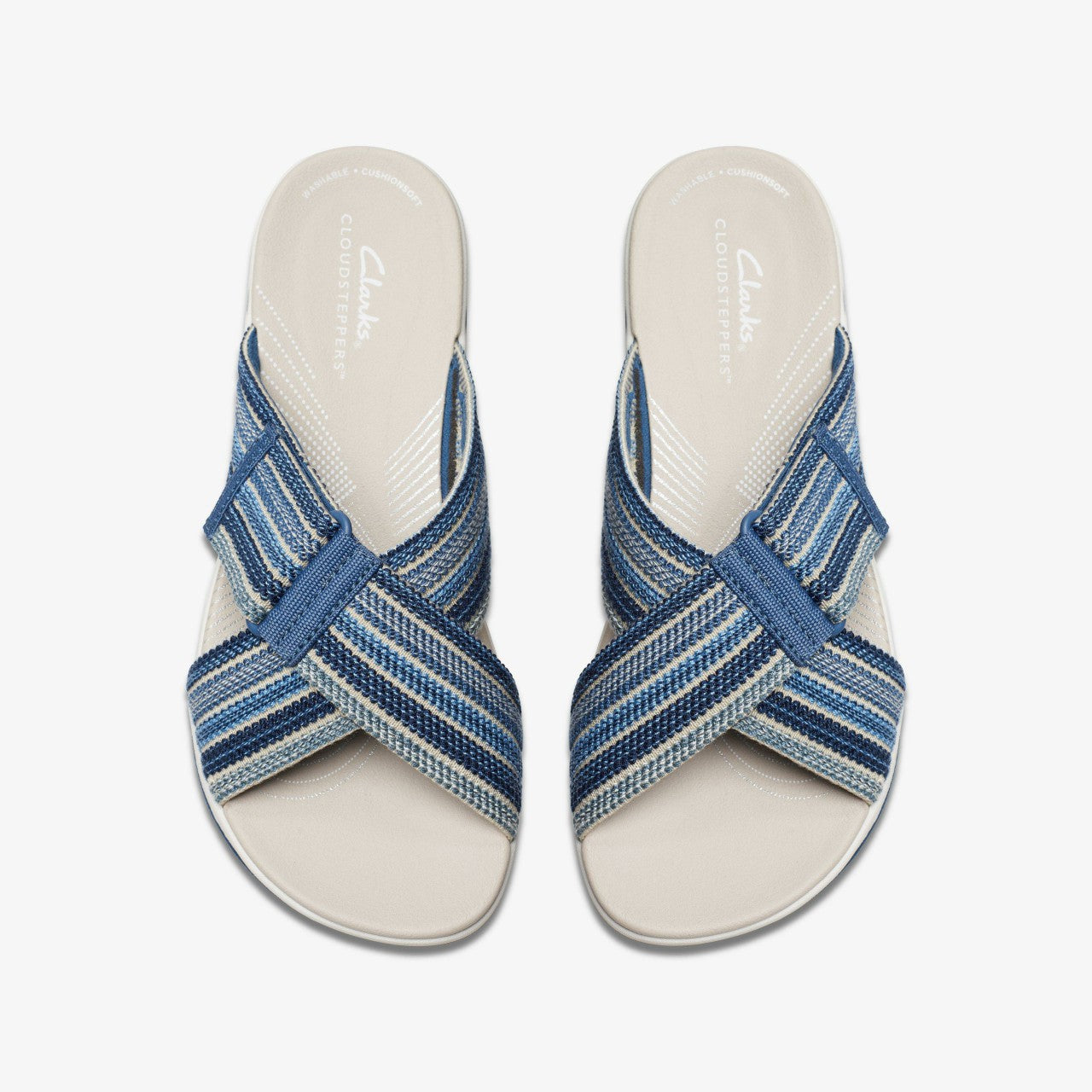 Arla Wave Blue Combination Clarks Women