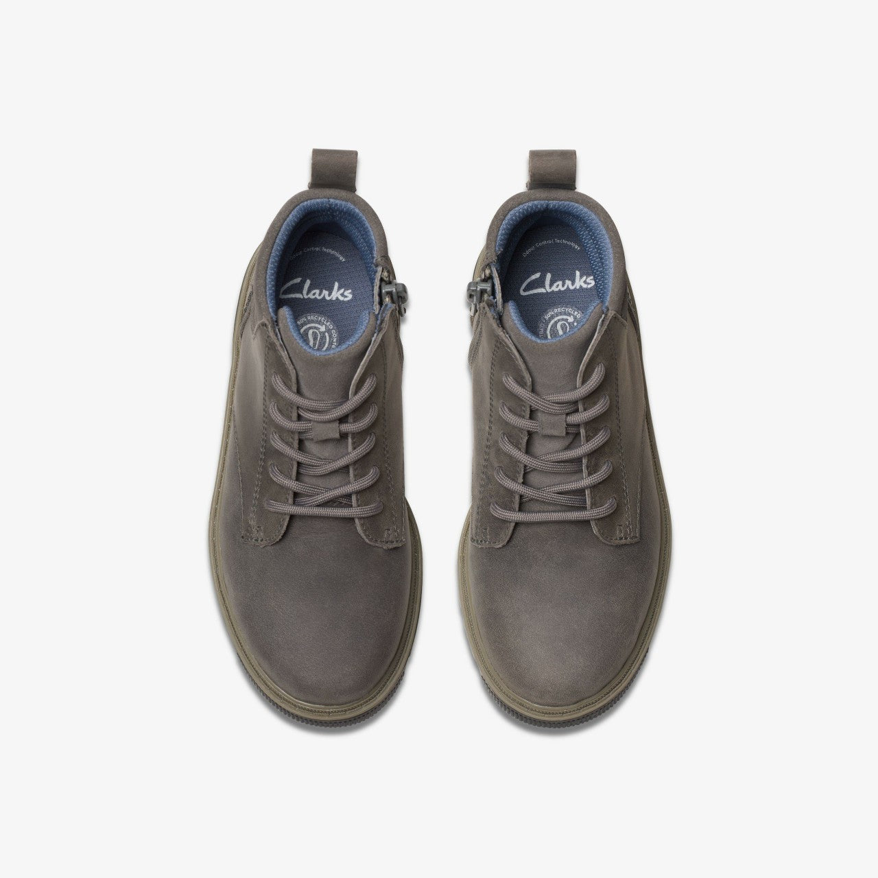 Lorcam Trail Older Dark Grey Clarks Kids