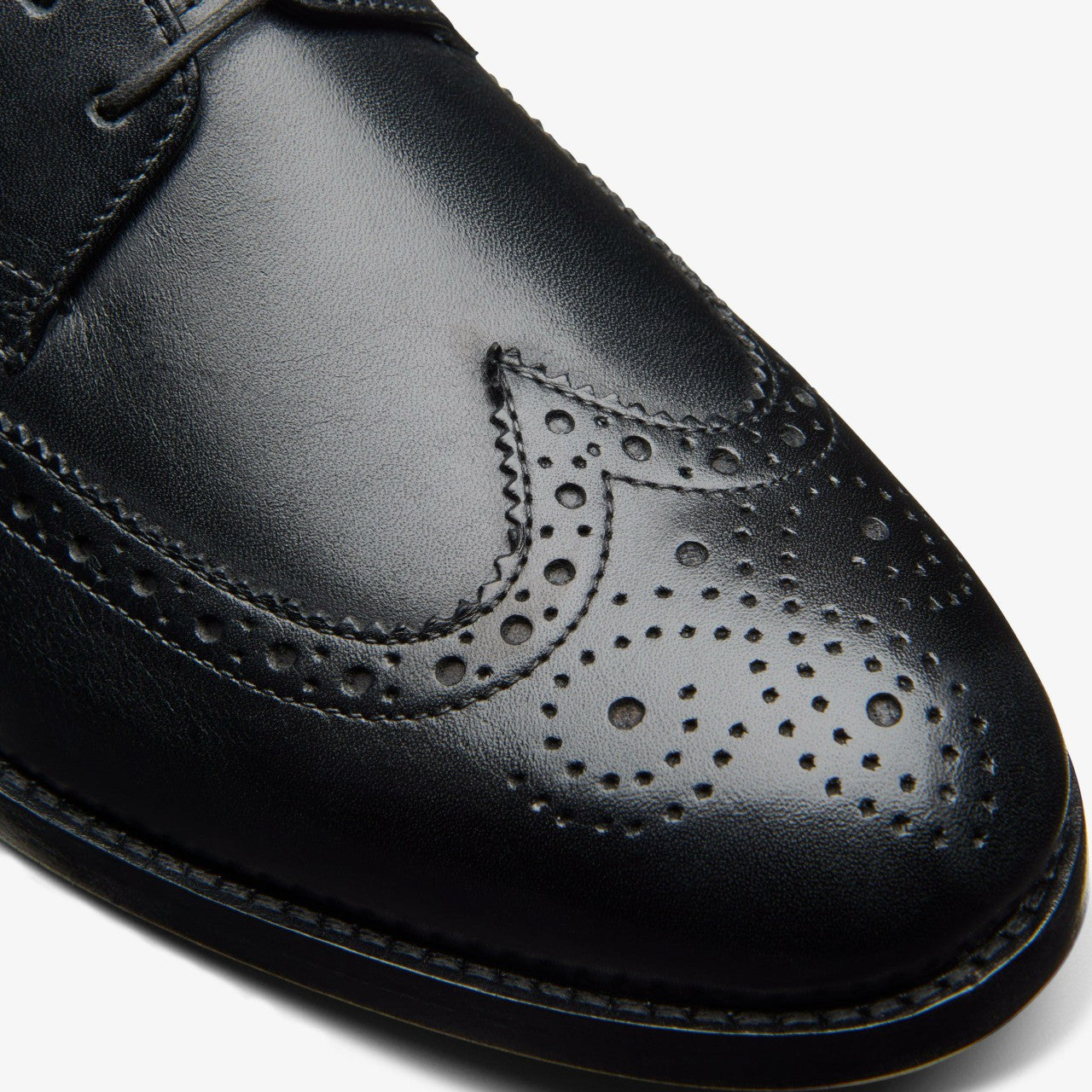 Craft James Tip Brogue Black Leather Clarks Men