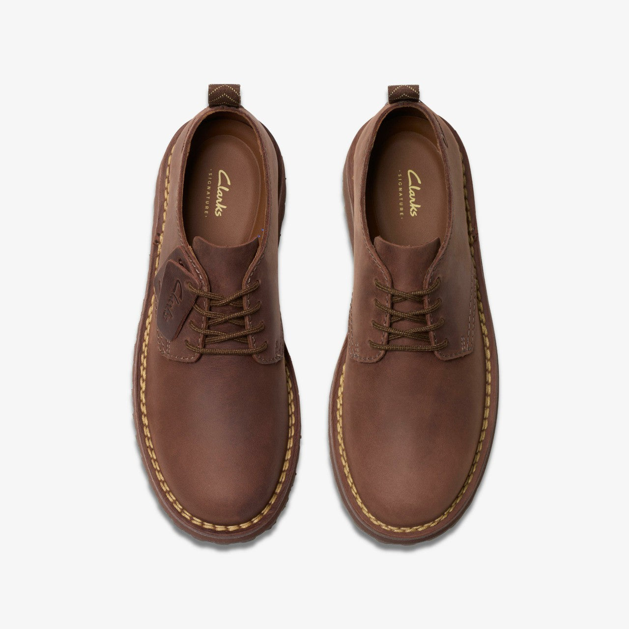 Solsbury Lace Dark Brown Leather Clarks Men
