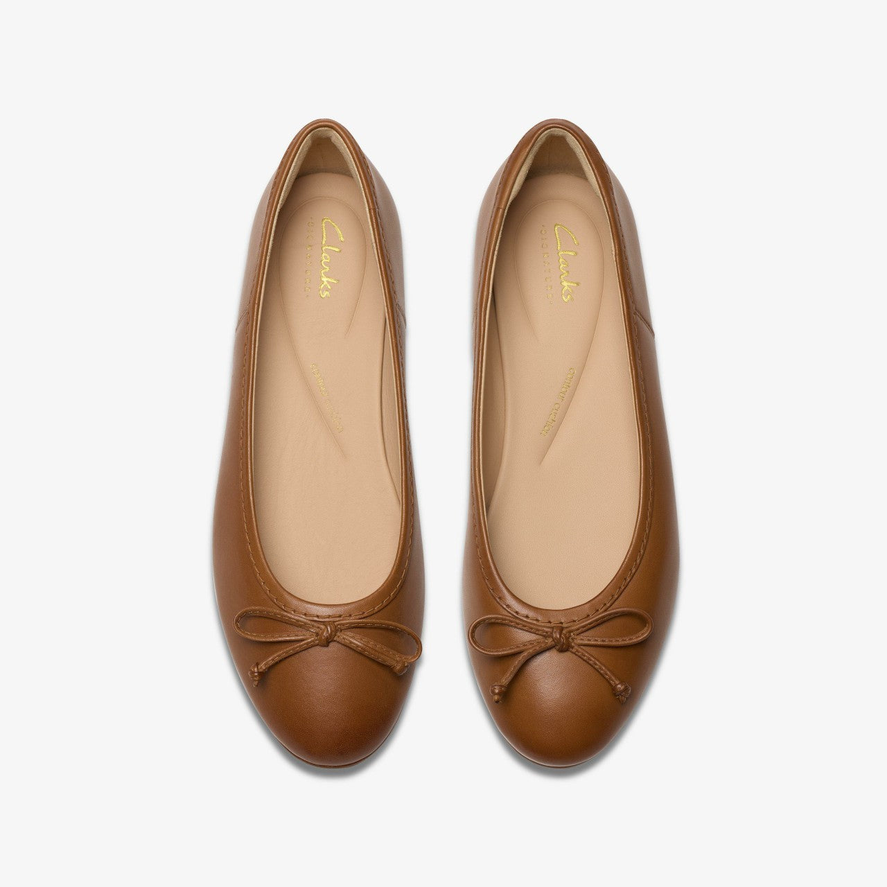 Fawna Lily Tan Leather Clarks Women