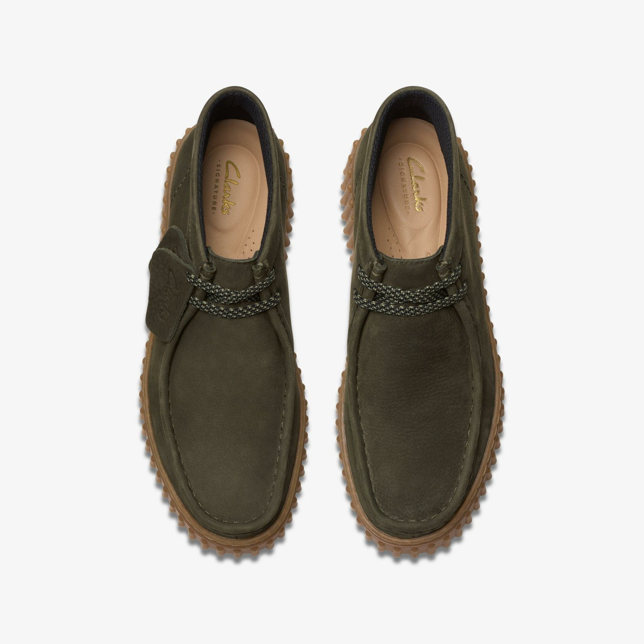 Torhill Moss Dark Green Nubuck Clarks Women