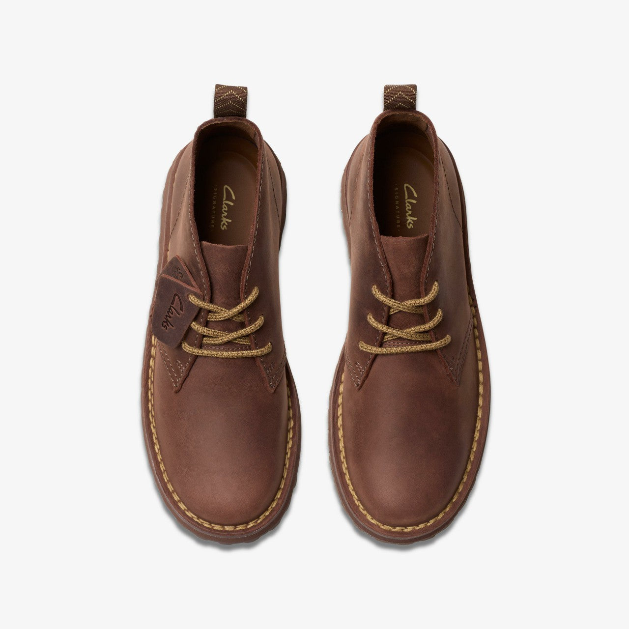 Solsbury Desert Boot Dark Brown Leather Clarks Men