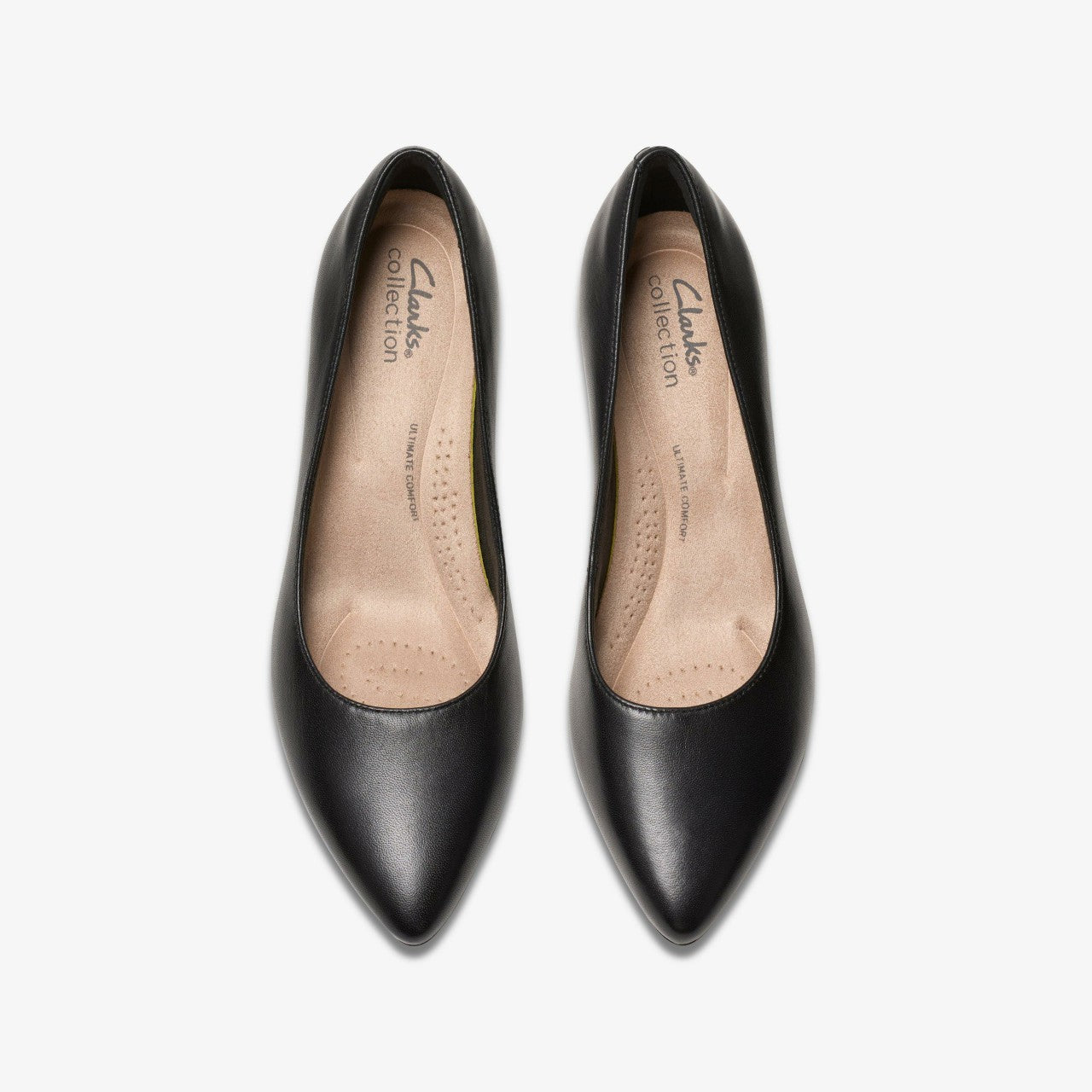 Kepley Vine Black Leather Clarks Women