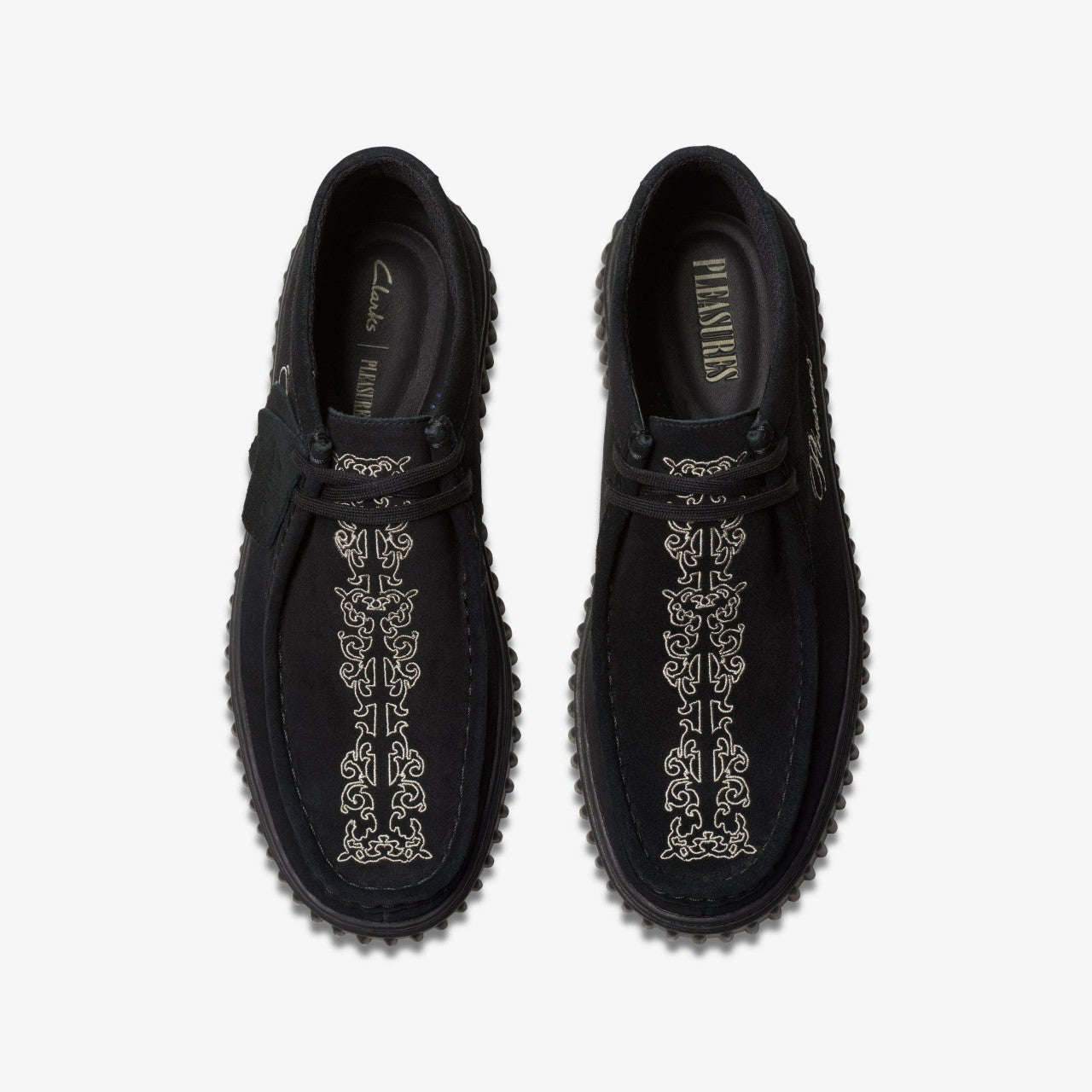 Torhill Woven Black Suede Clarks Men
