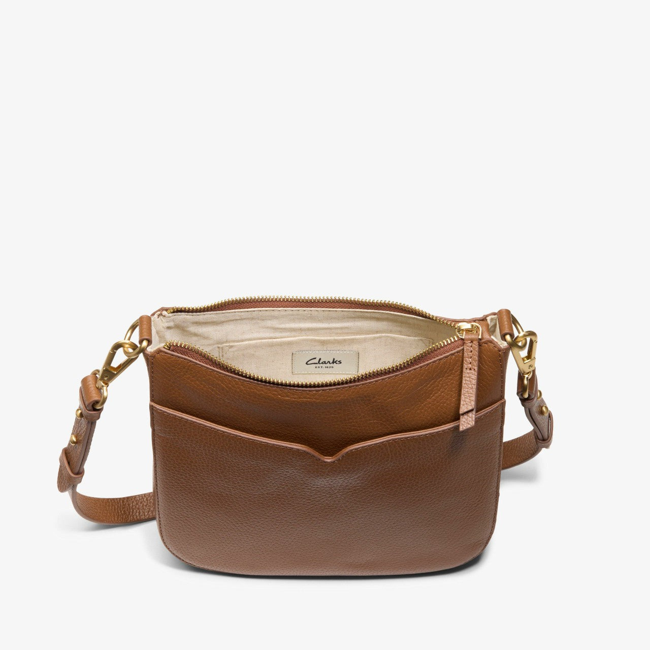 Topsham Willow Tan Leather Clarks Women
