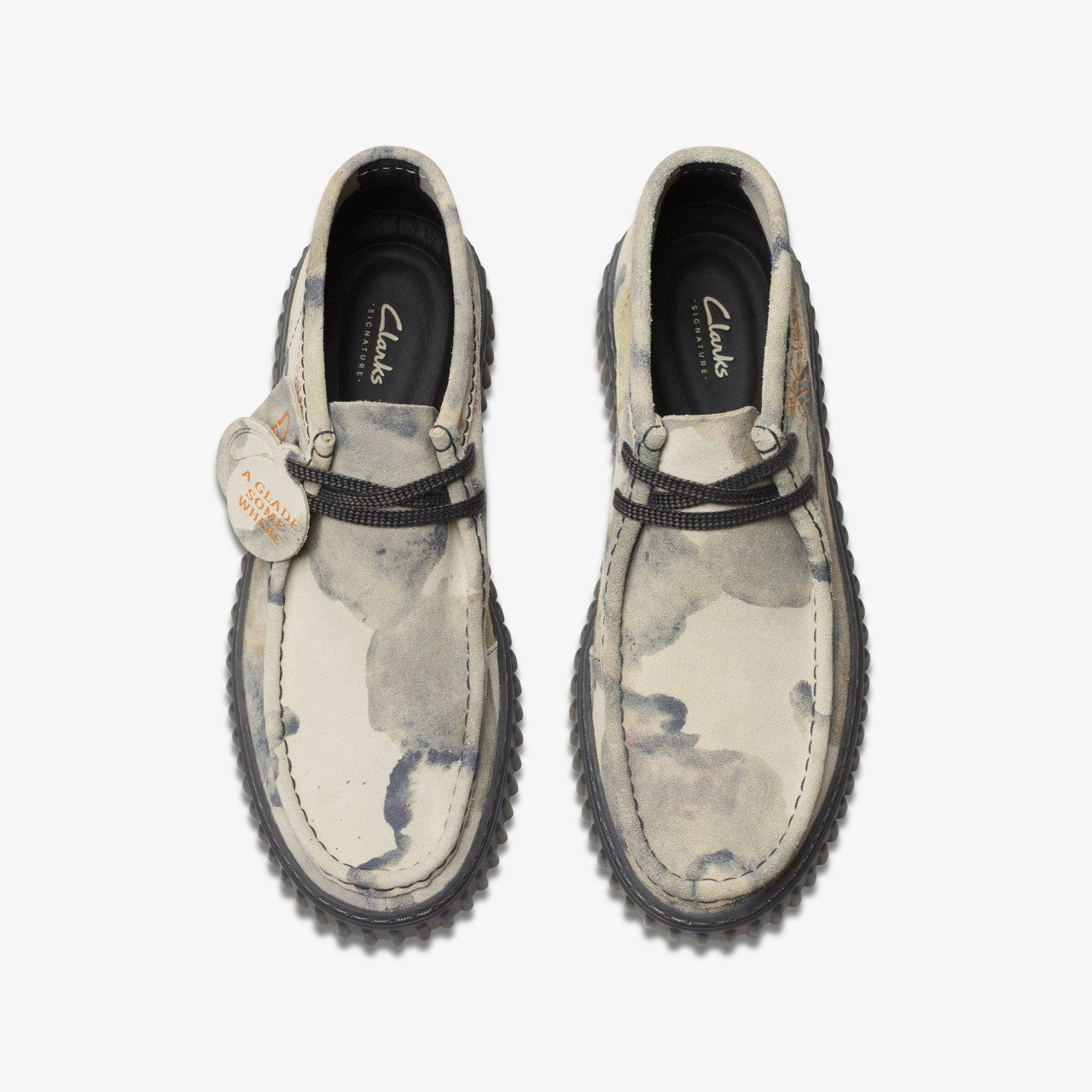 Torhill Tor Off White Camoflage Clarks Men