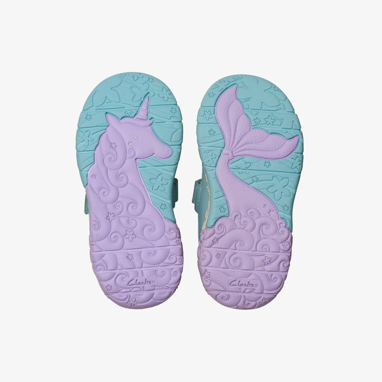 Tidal Shell Toddler Light Blue Combination Clarks Kids