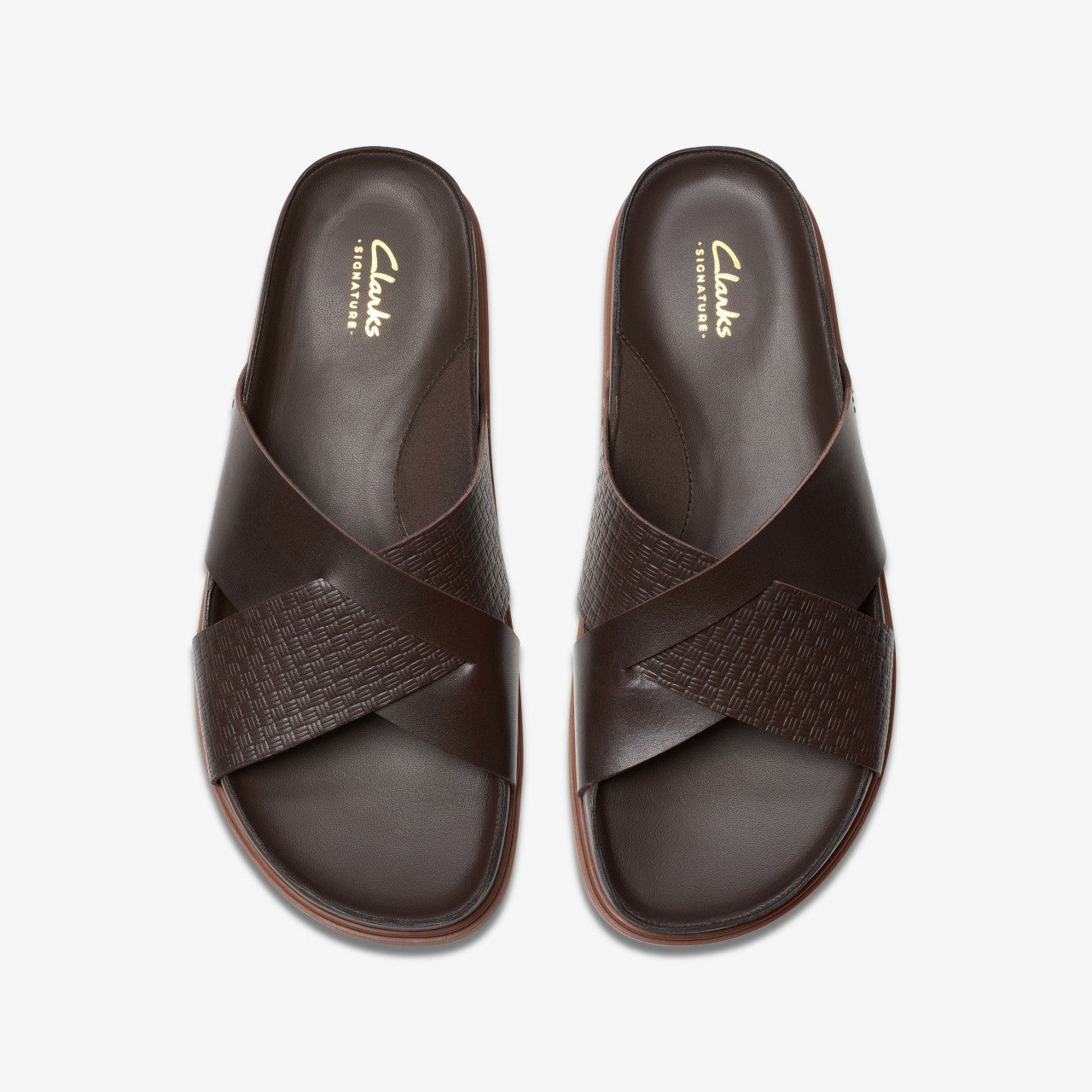 Torford Cross Brown Leather Clarks Men