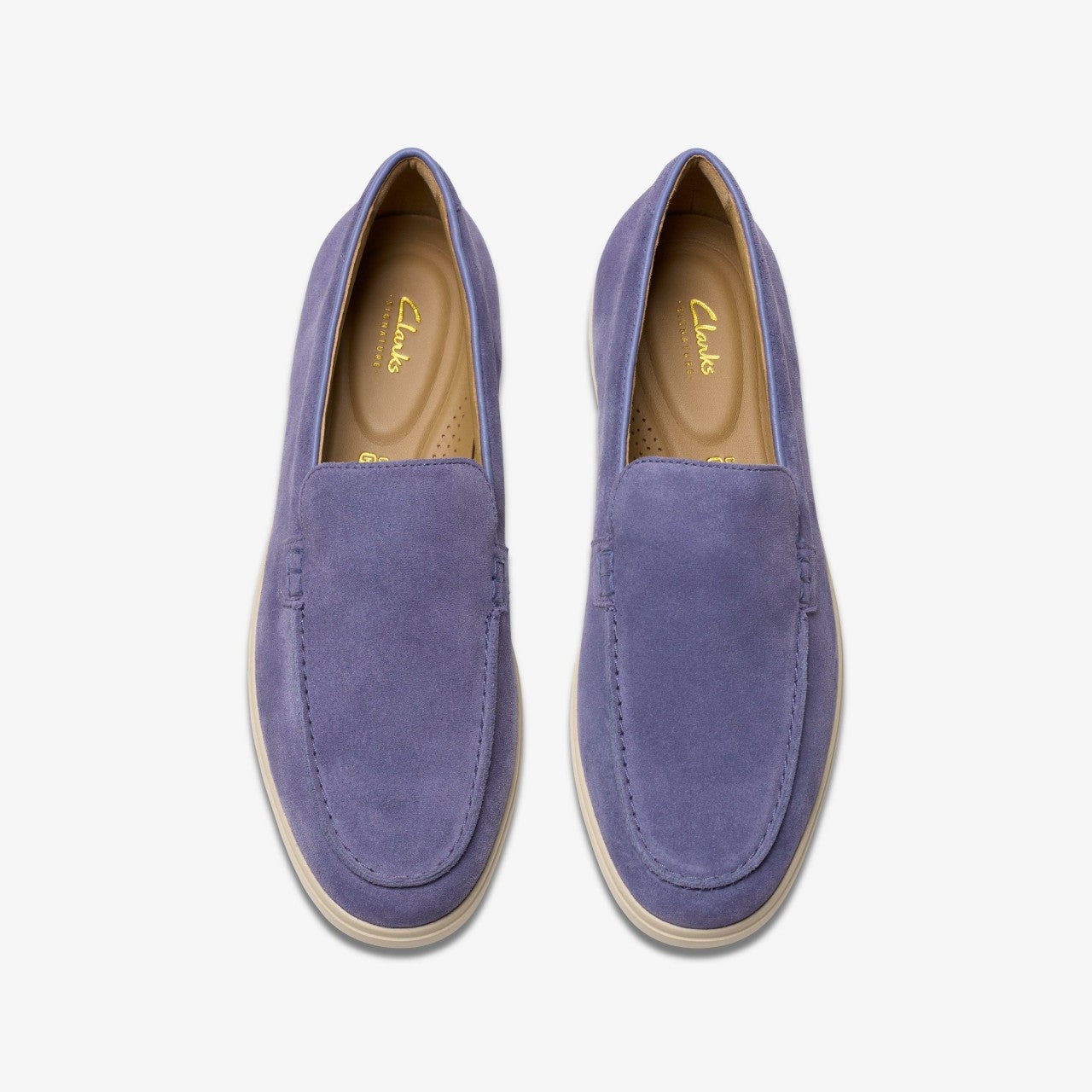 Torford Easy Dusk Blue Suede Clarks Men