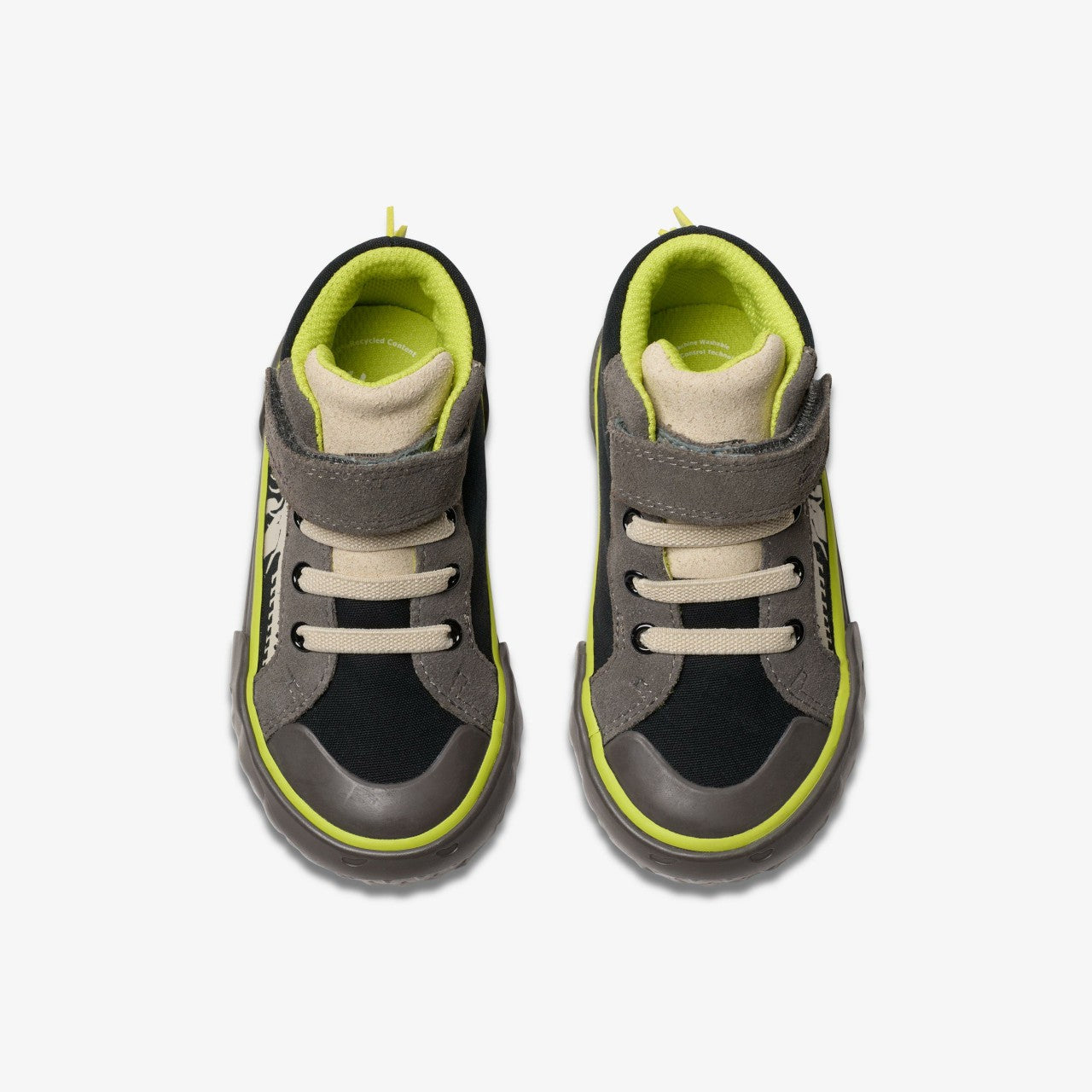 Foxing Rex Hi Toddler Black Canvas Clarks Kids