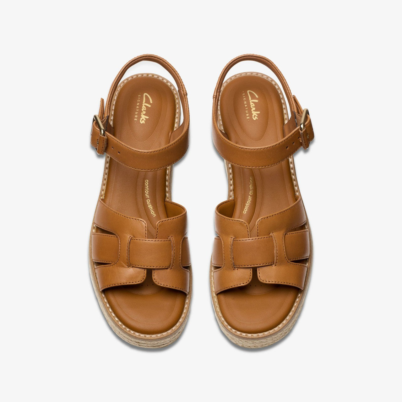 Coledale Strap Tan Leather Clarks Women
