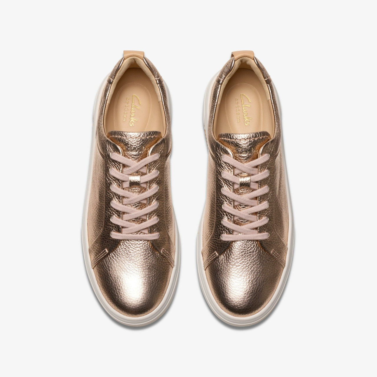 Hollyhock Walk Copper Metallic Clarks Women