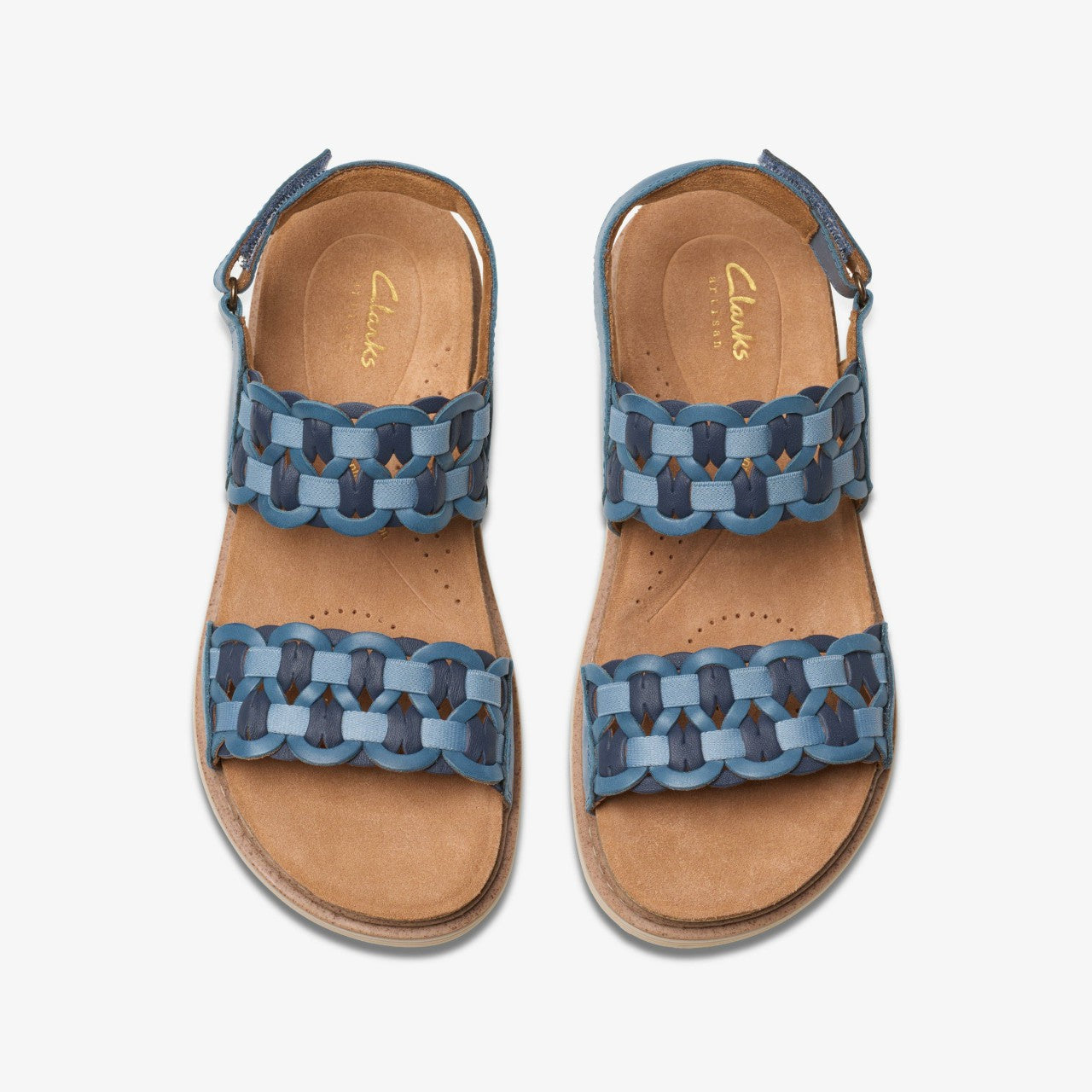 Arwell Glide Blue Combination Clarks Women