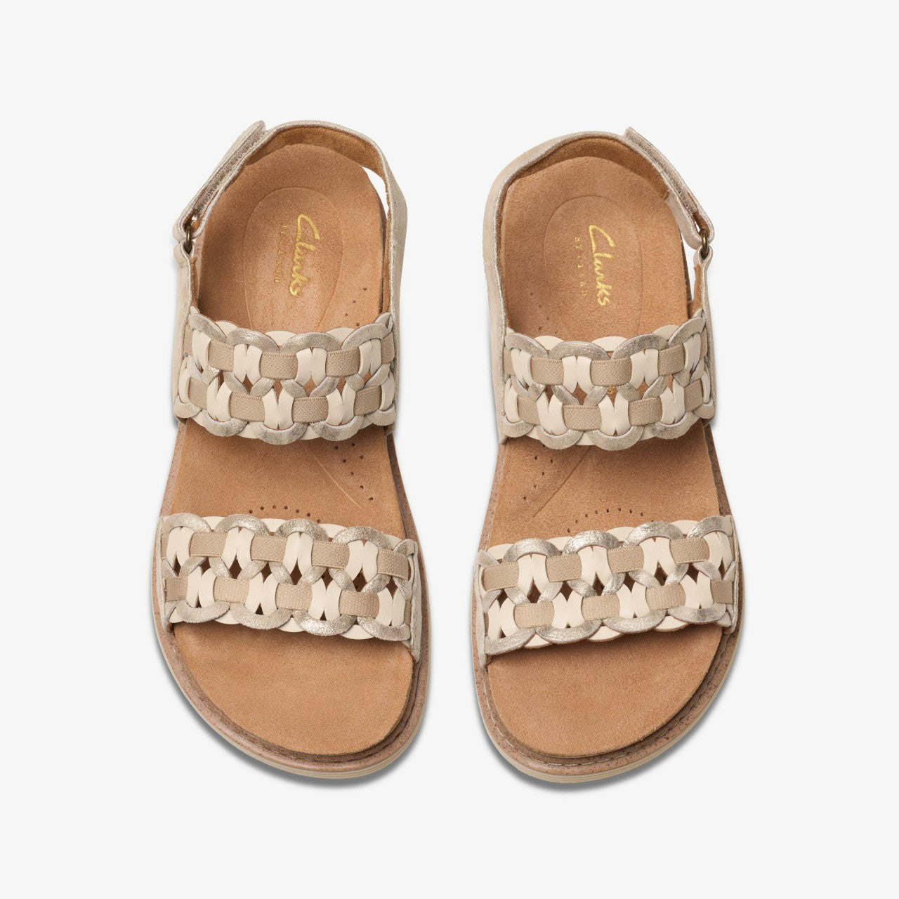Arwell Glide Metallic Combination Clarks Women
