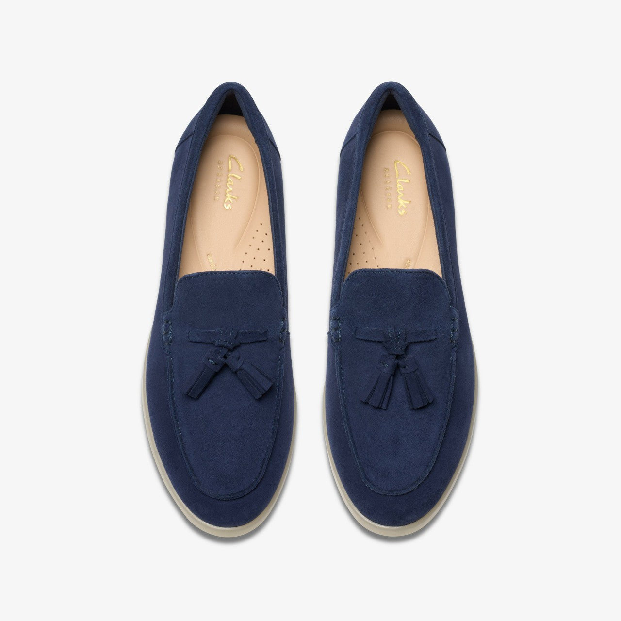 Narini Edge Navy Suede Clarks Women