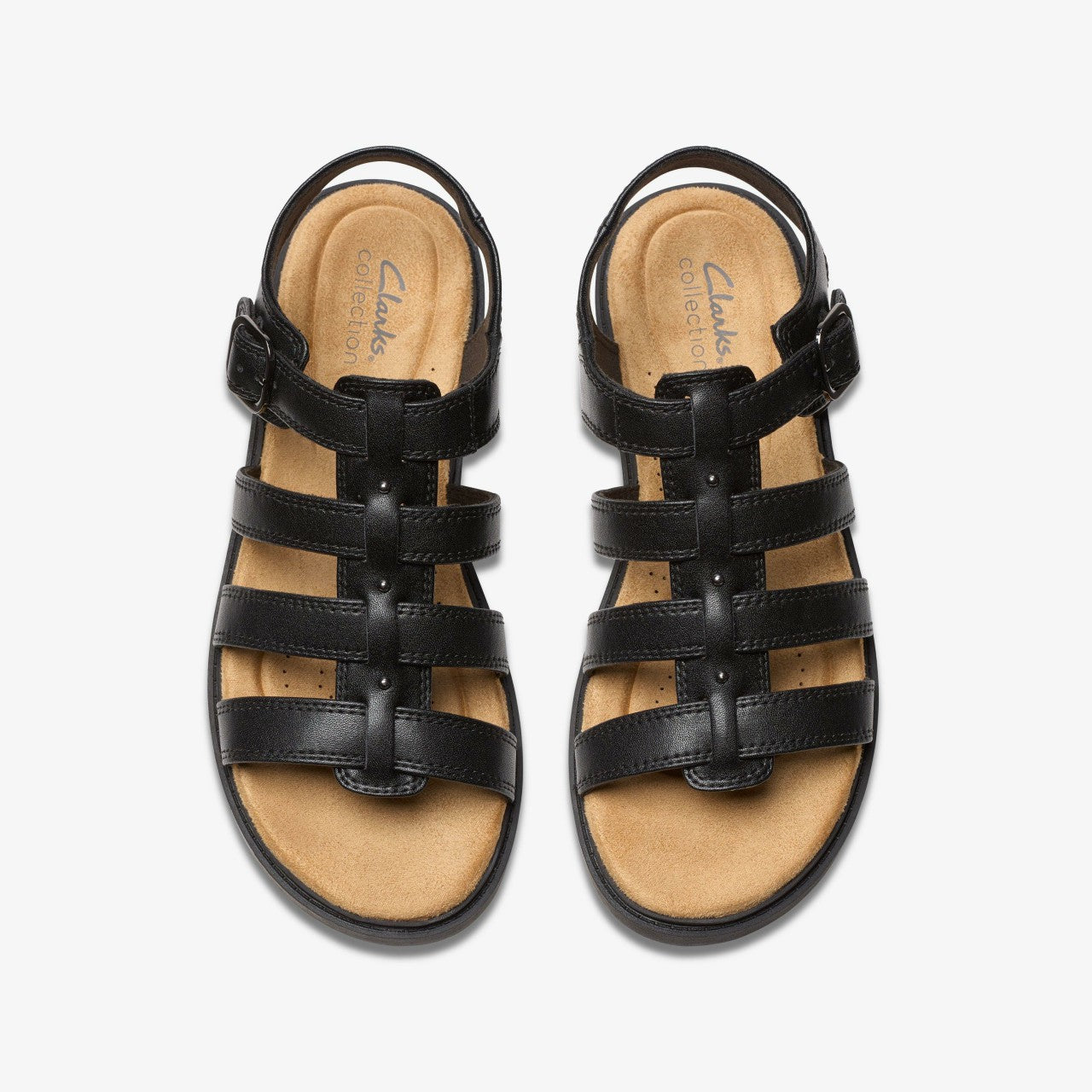 Trivanni Lux Black Leather Clarks Women