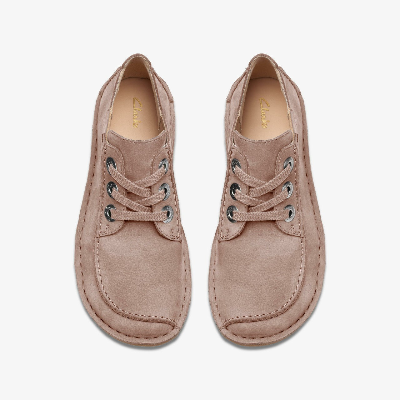 Funny Dream Light Pink Suede Clarks Women