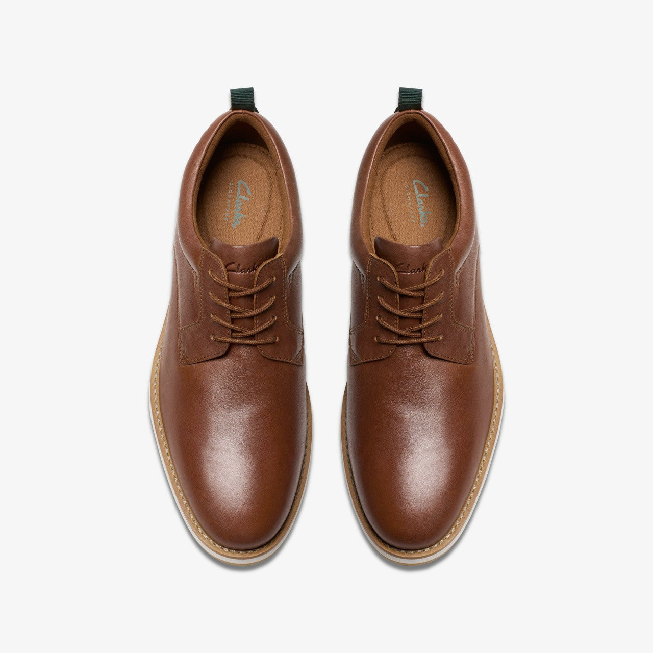 Lapford Lace Tan Leather Clarks Men