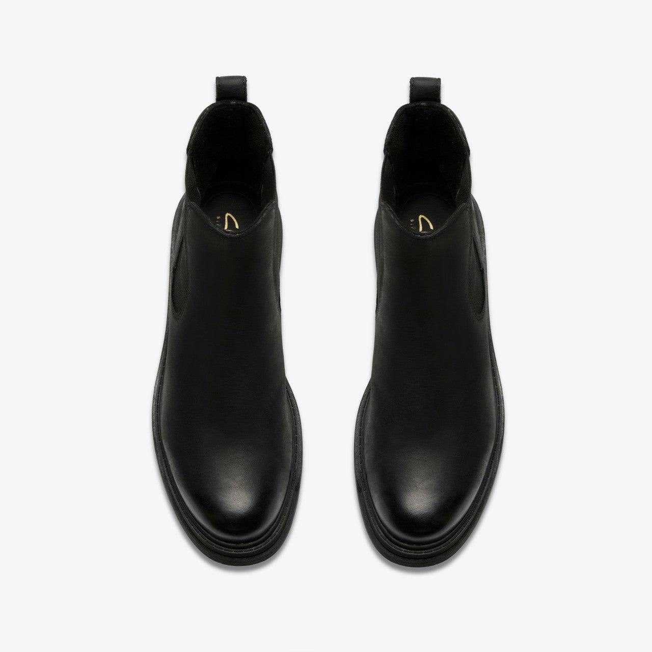 Orinoco 3 Top Black Leather Clarks Women