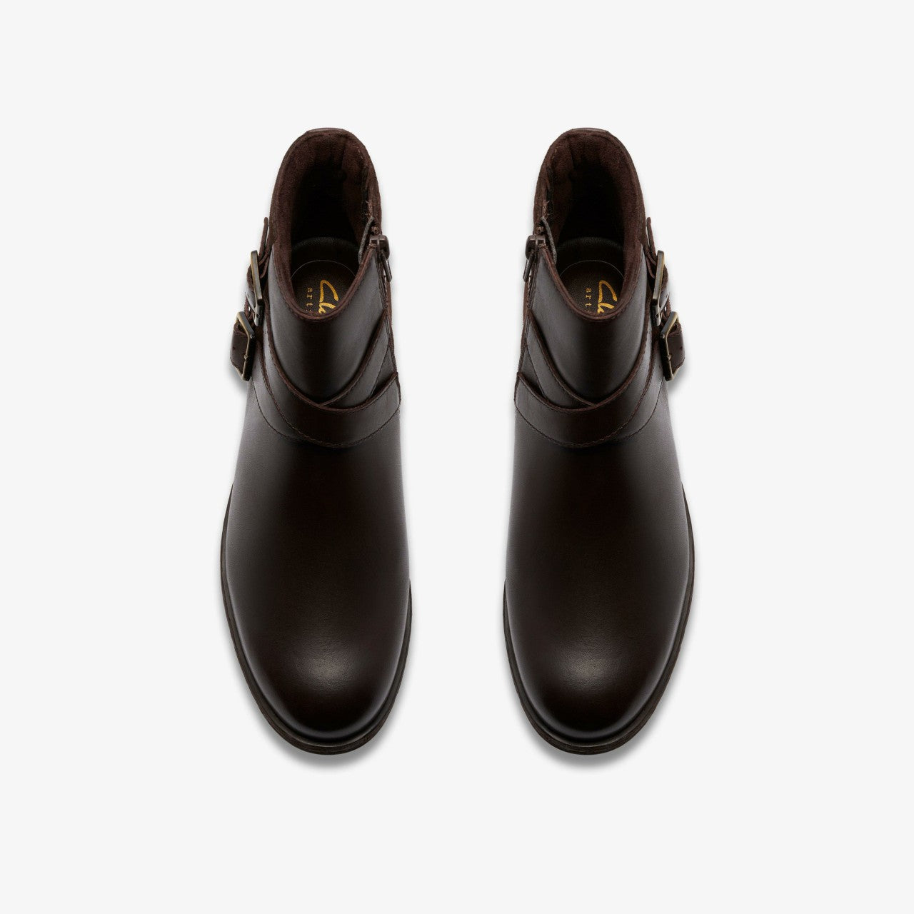 Havisham Bay Brown Leather Clarks Women