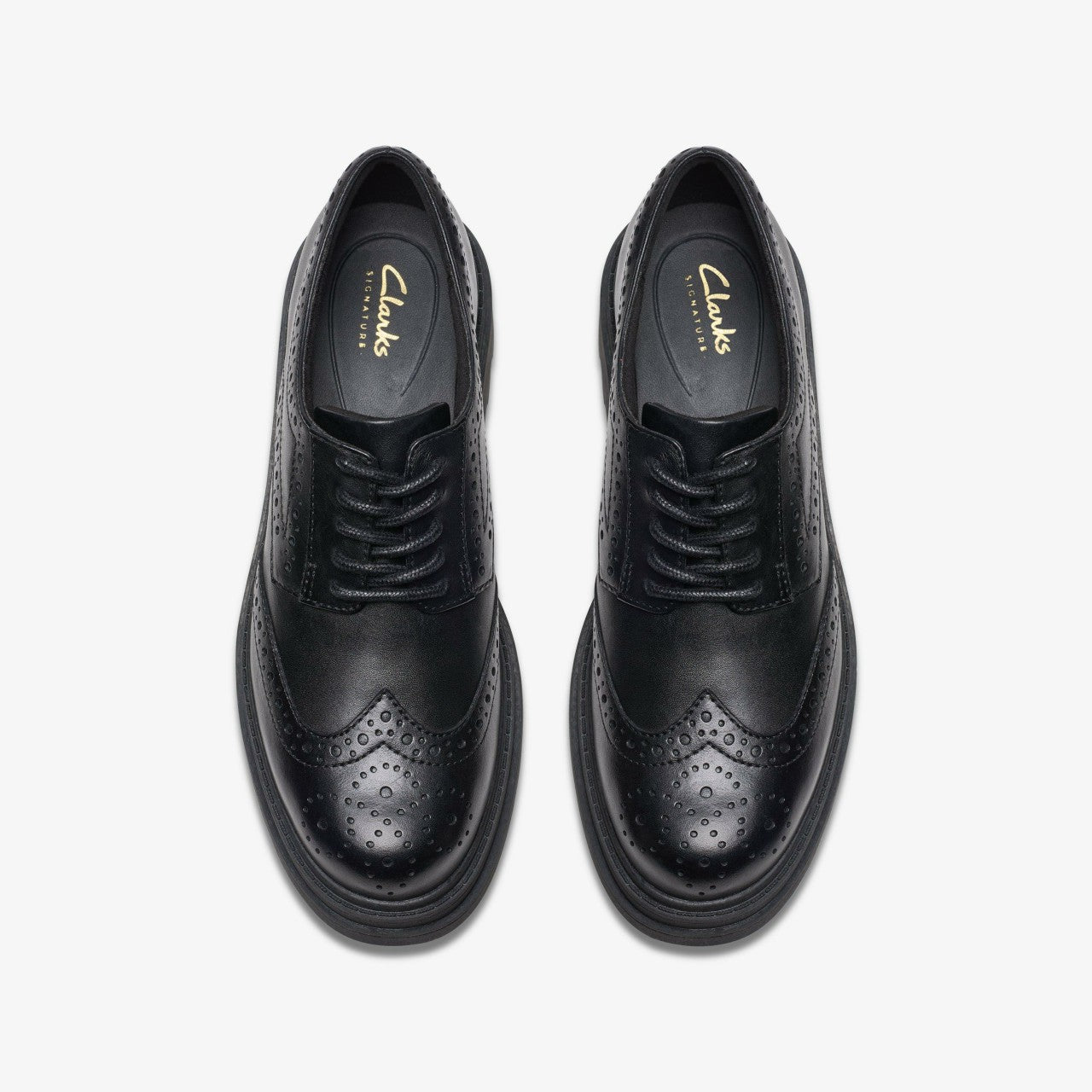 Orinoco3 Derby Black Leather Clarks Women