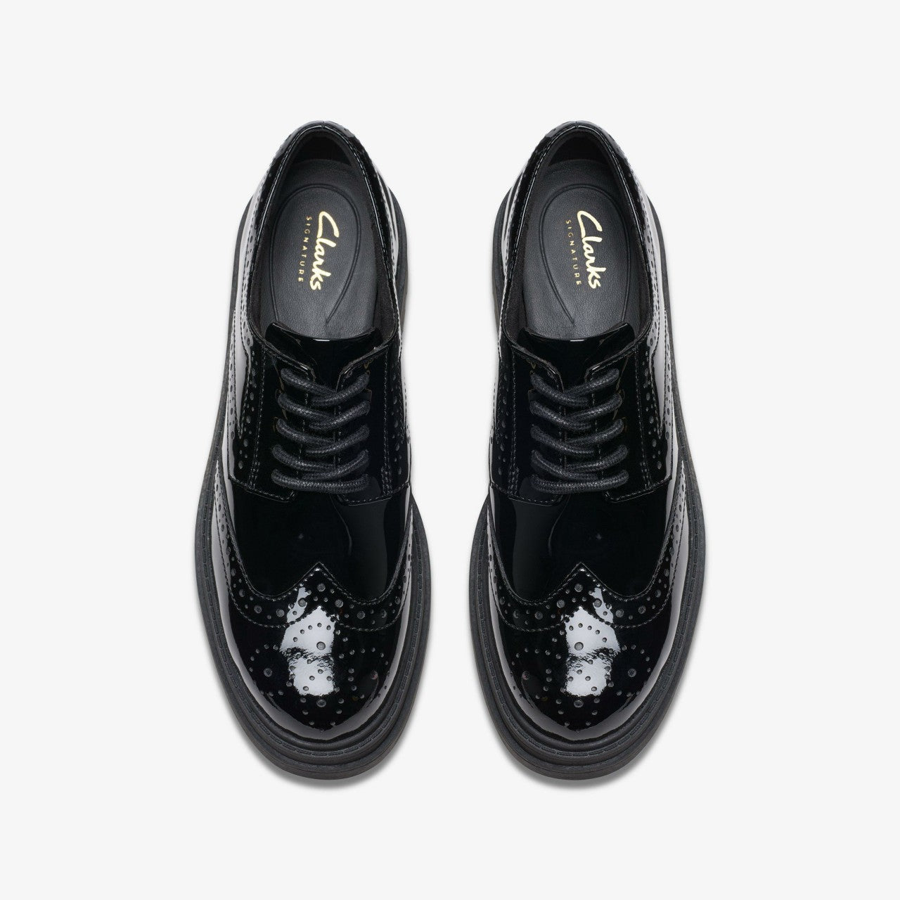 Orinoco3 Derby Black Patent Clarks Women