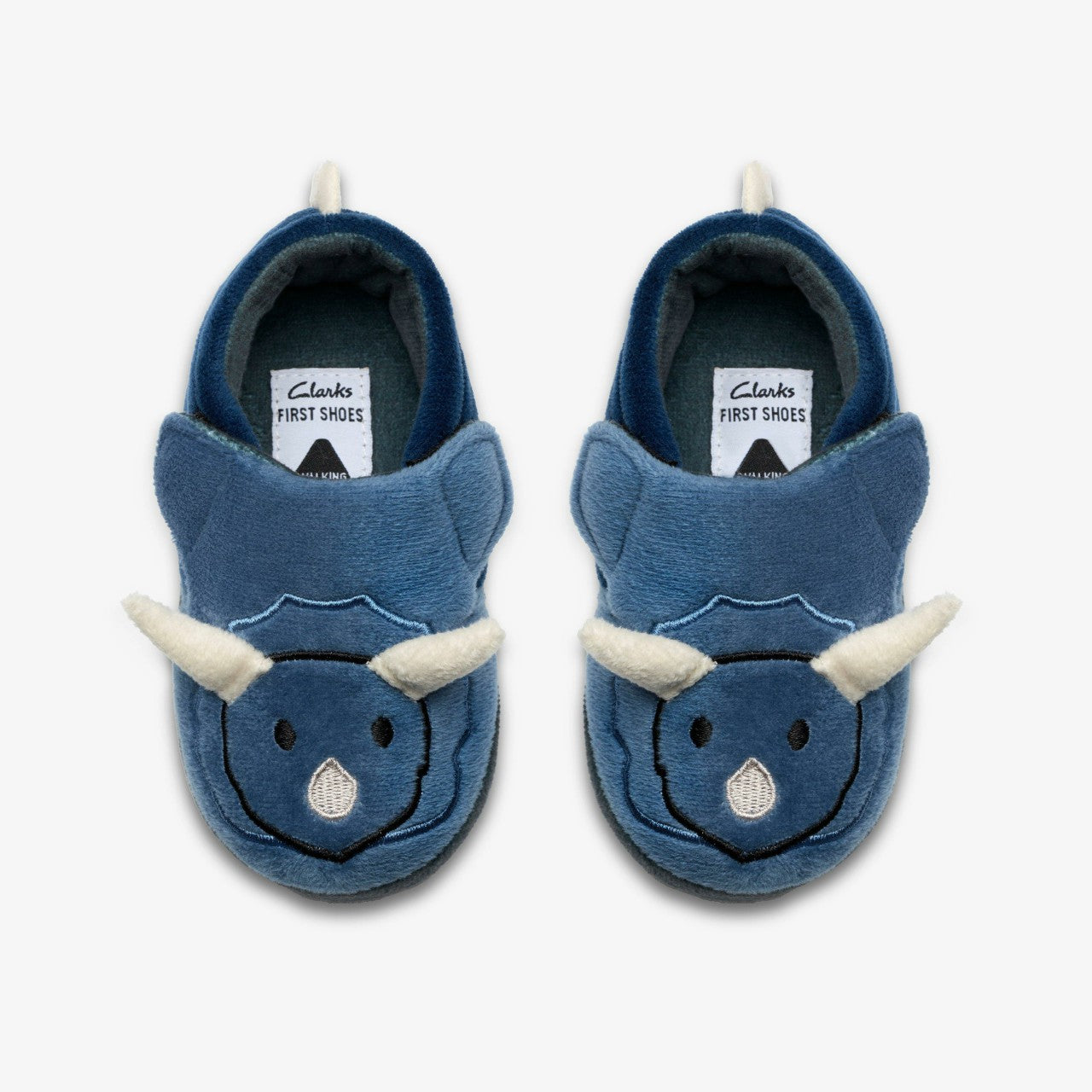 Fluffy Snug Toddler Navy Clarks Babies|Kids