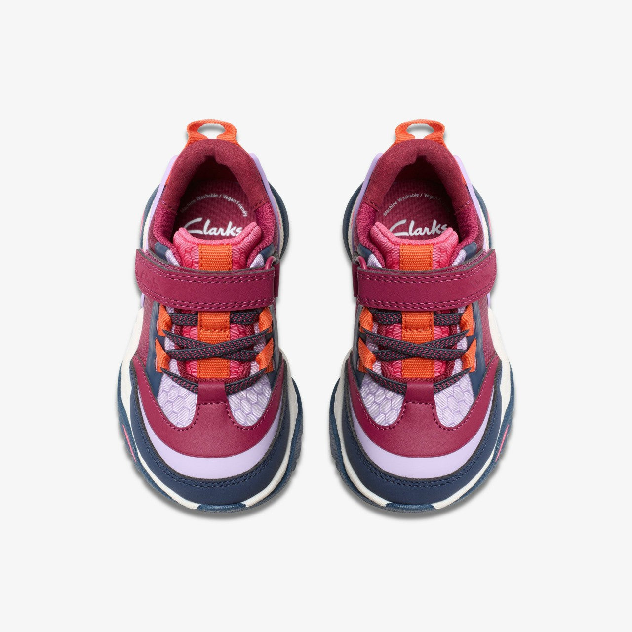 Feather Track Toddler Berry Combination Clarks Kids