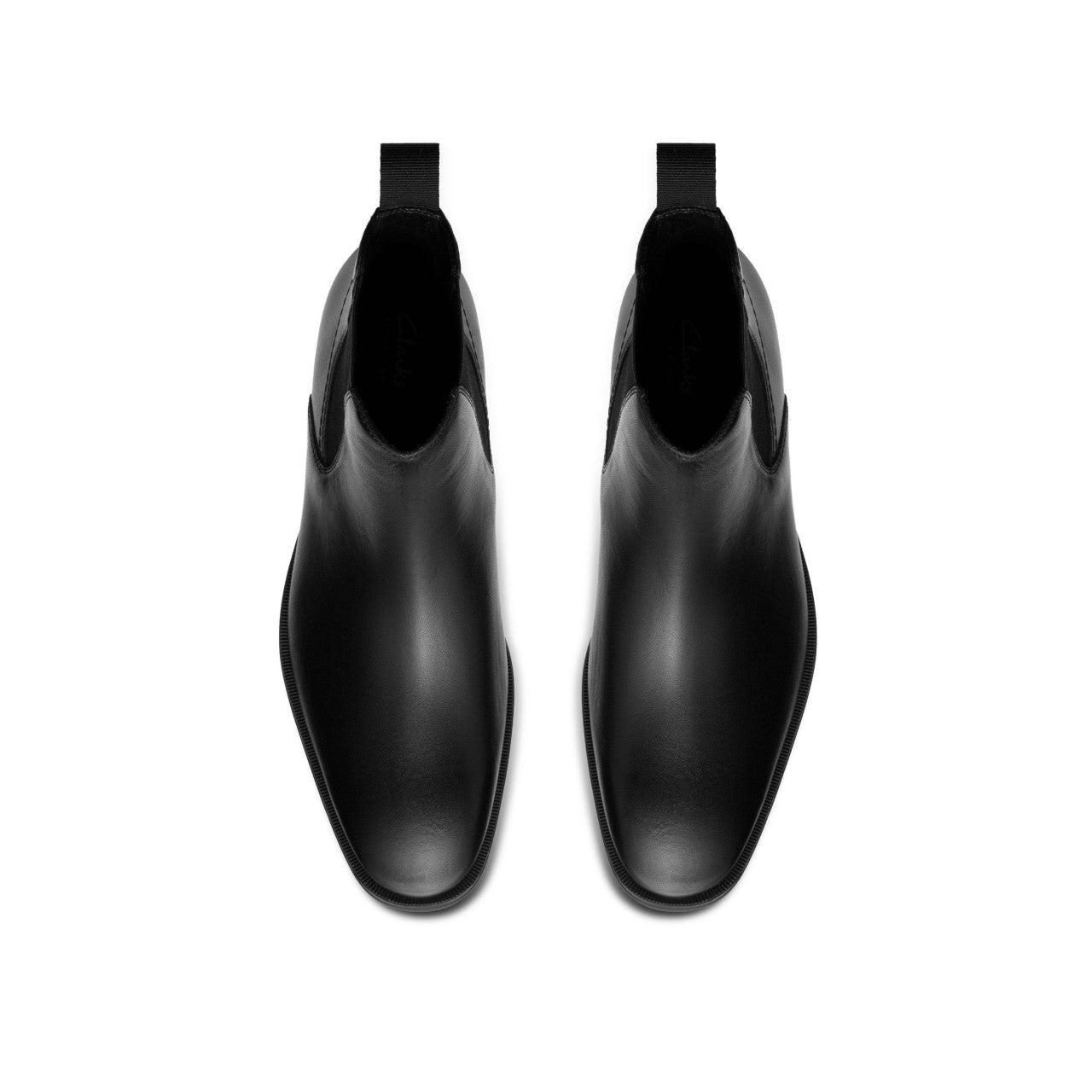 Paulton Easy Black Leather Clarks Men