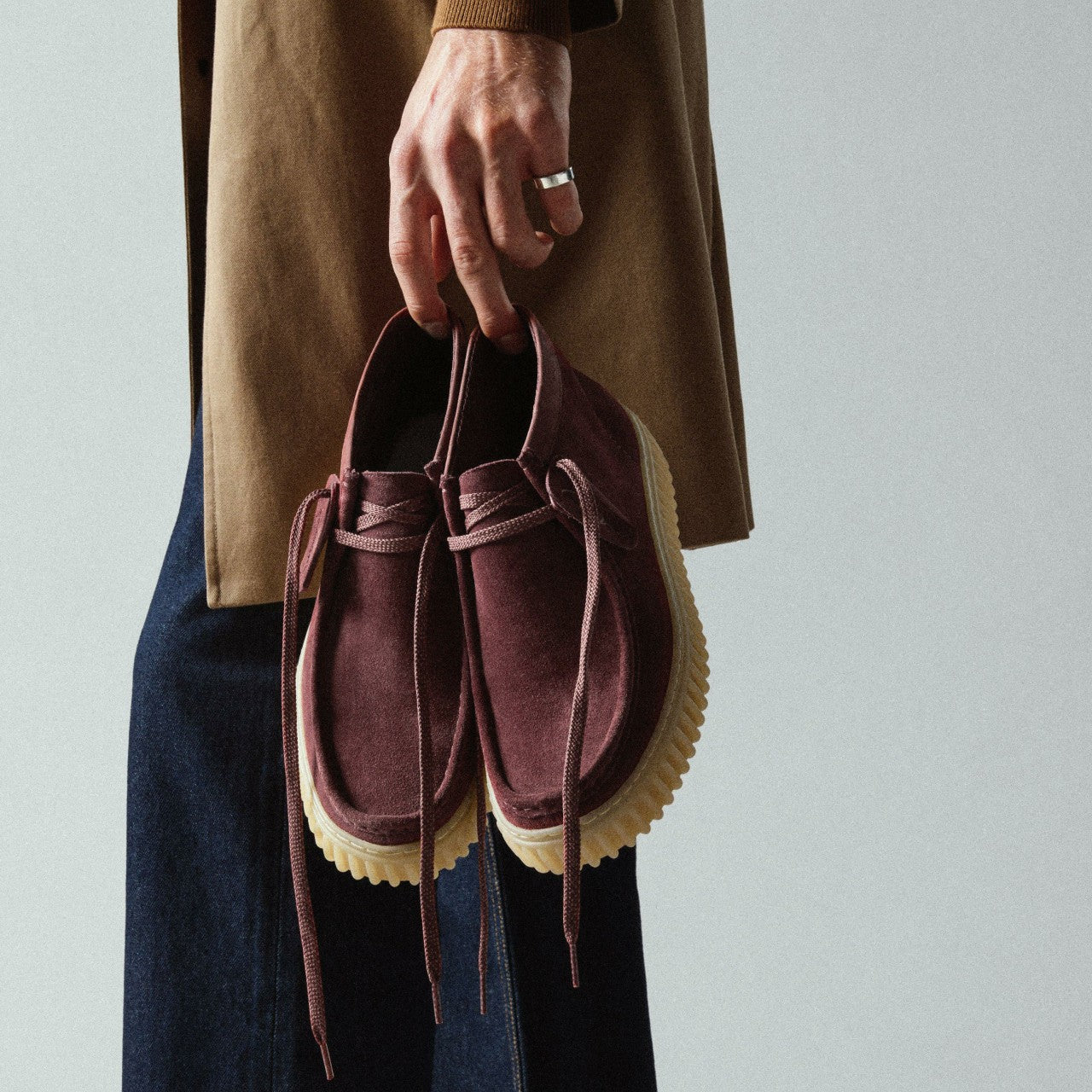 Torhill Hi Wine Suede Clarks Women|Men
