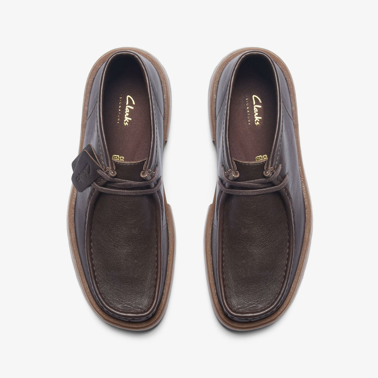 Torview Hi Brown Leather Clarks Men