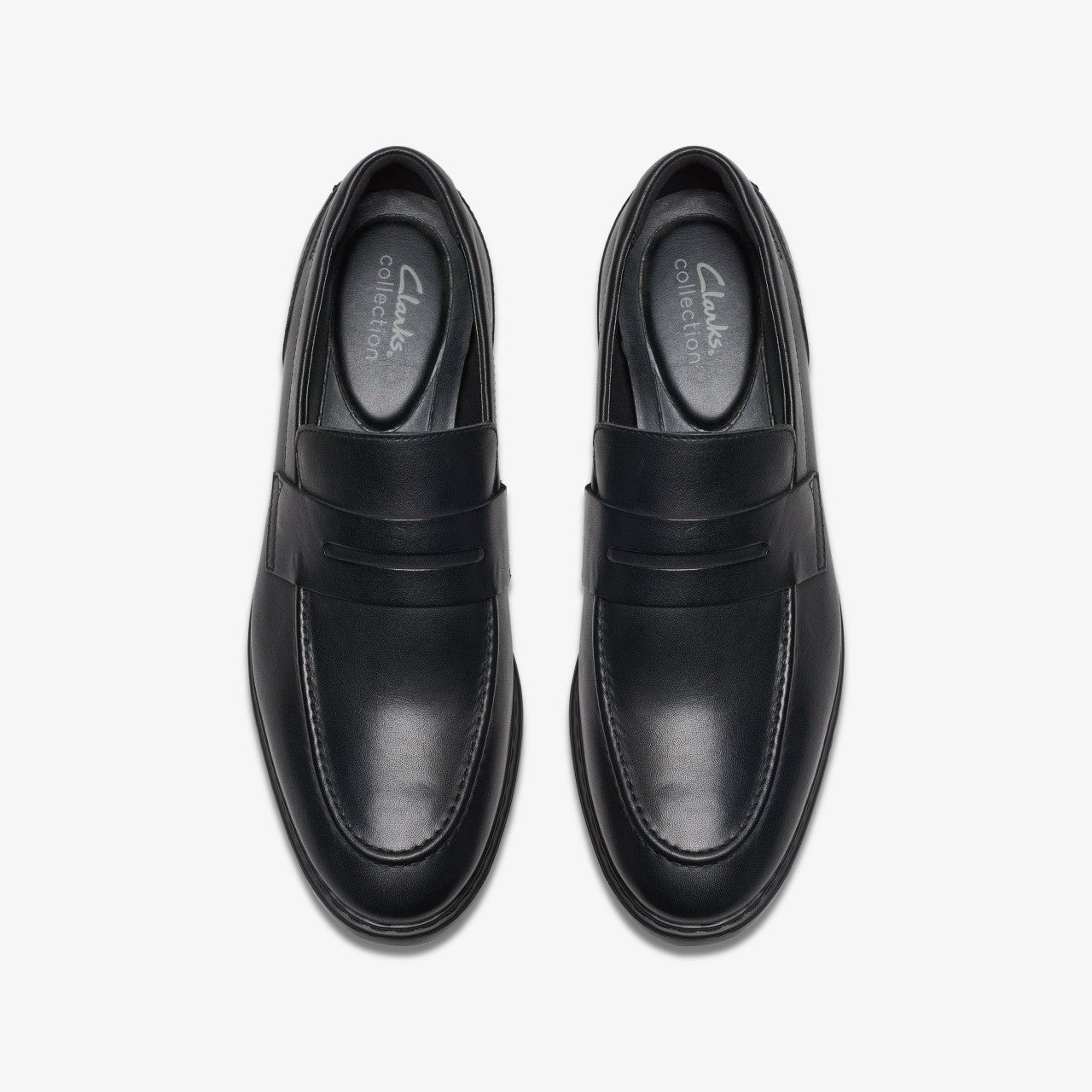 Banbury Lo Black Leather Clarks Men