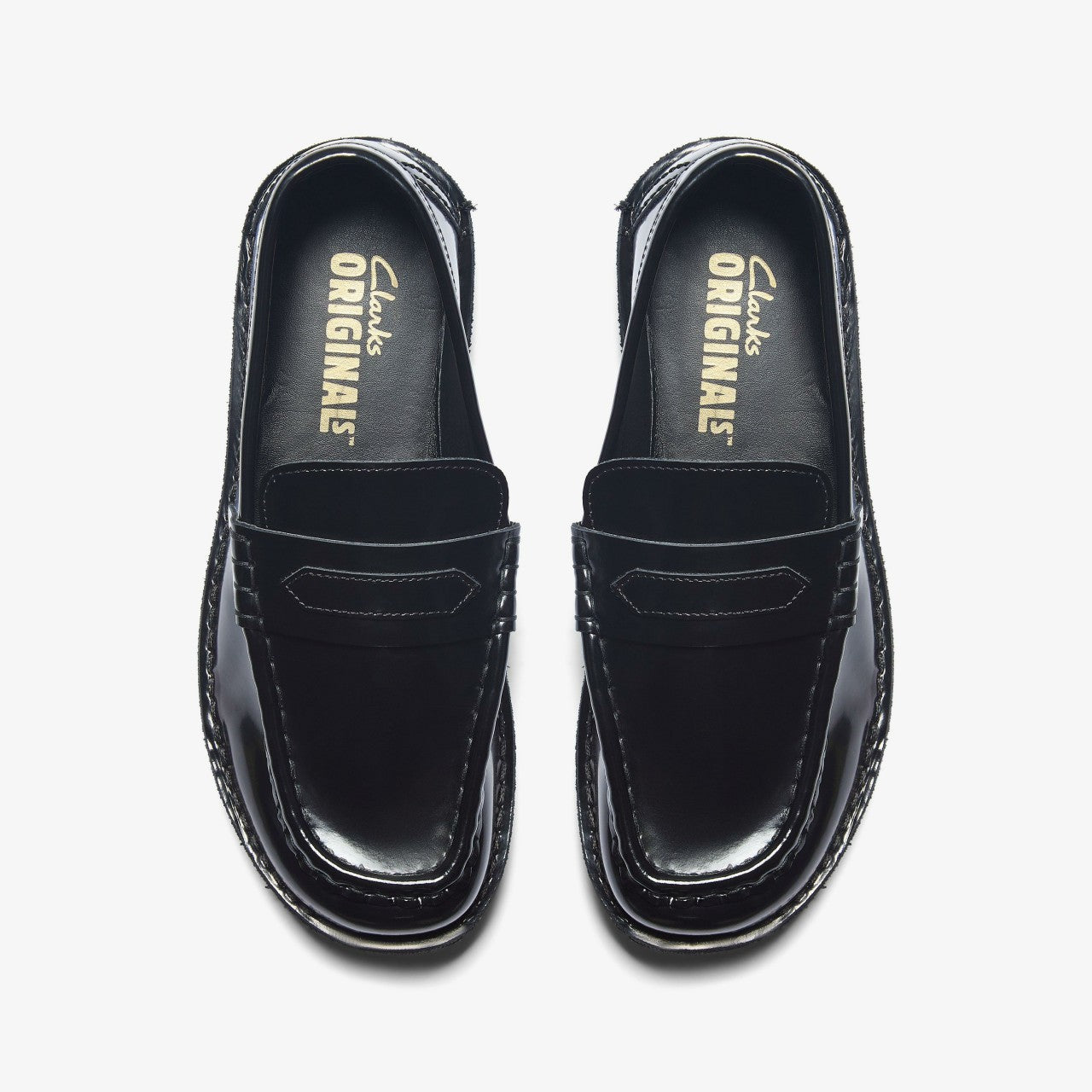 Nomad Loafer Black Patent Clarks Women