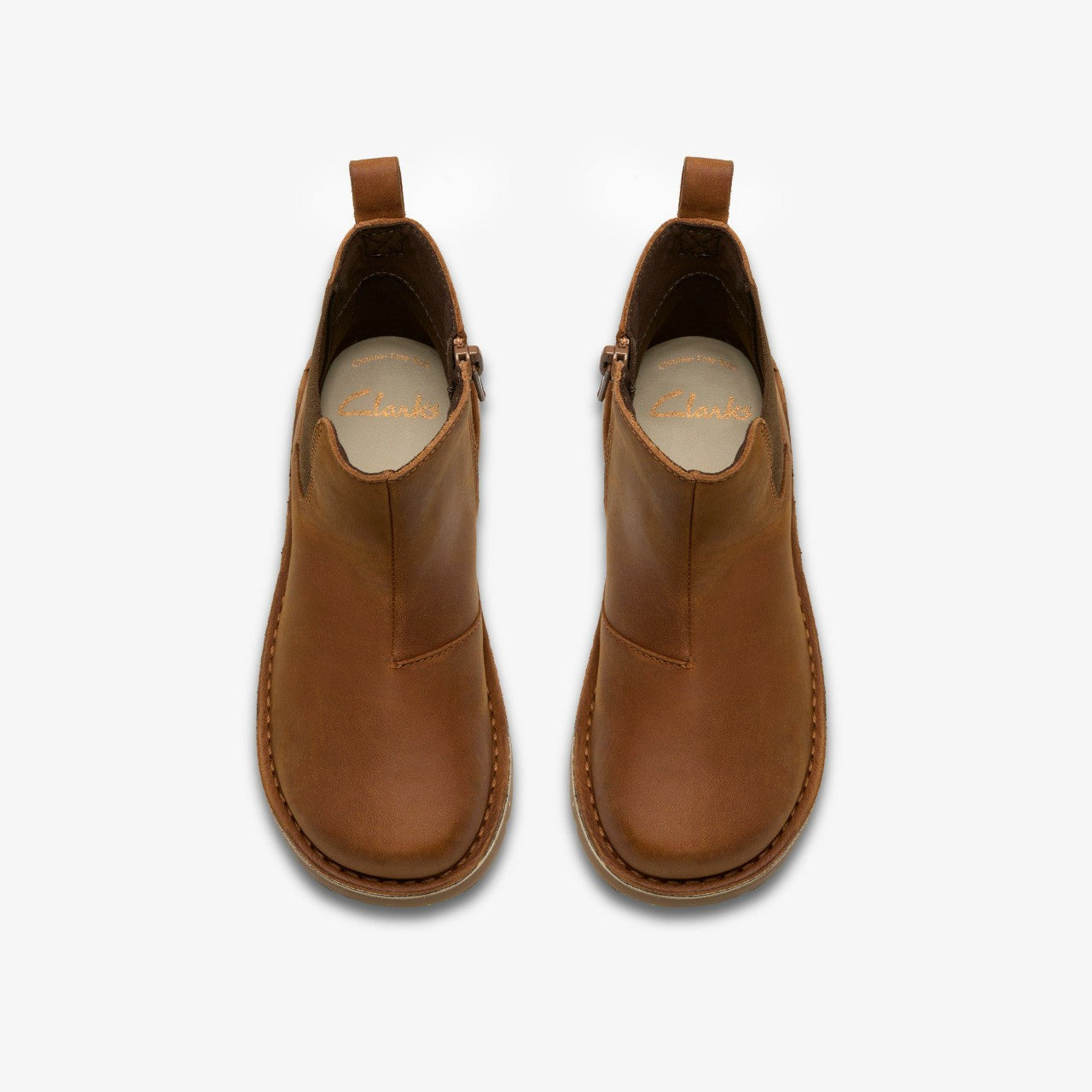 Joyful Sky Kid Tan Clarks Kids