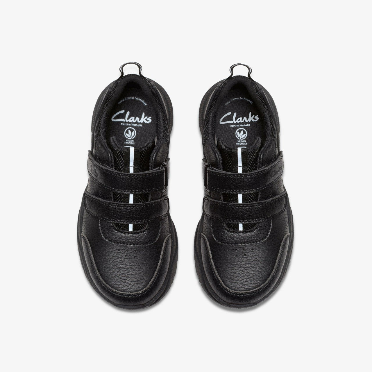 Feather Shine Kid Black Clarks Kids